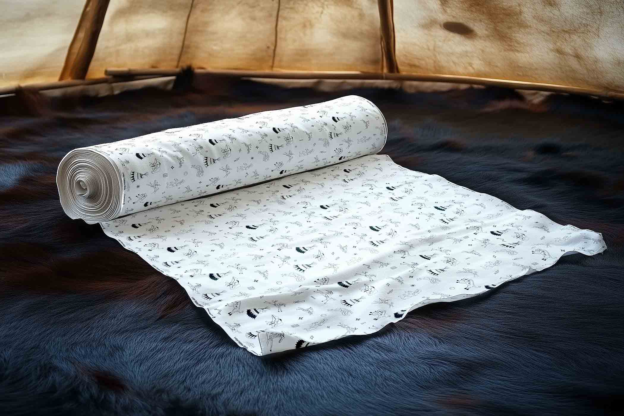 Ledger Dabbles White 42 Inch Cotton Poplin Pre Order