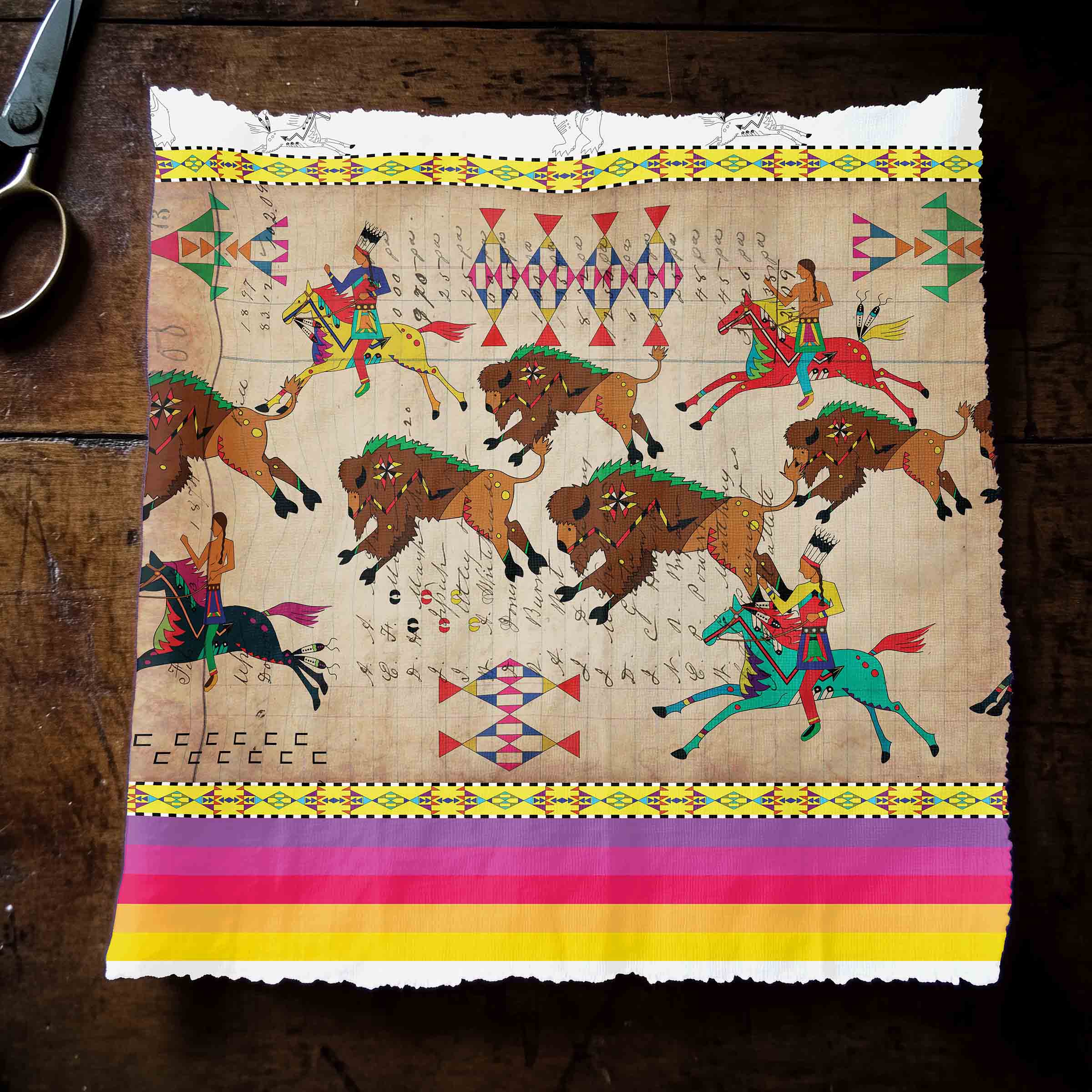 Ledger Hunt Clay 42 inch Cotton Poplin Pre Order