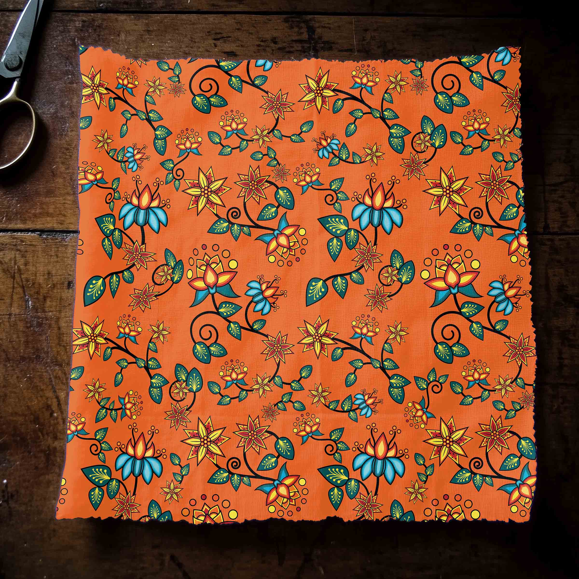 Lily Sierra Orange 42 Inch Cotton Poplin Pre Order