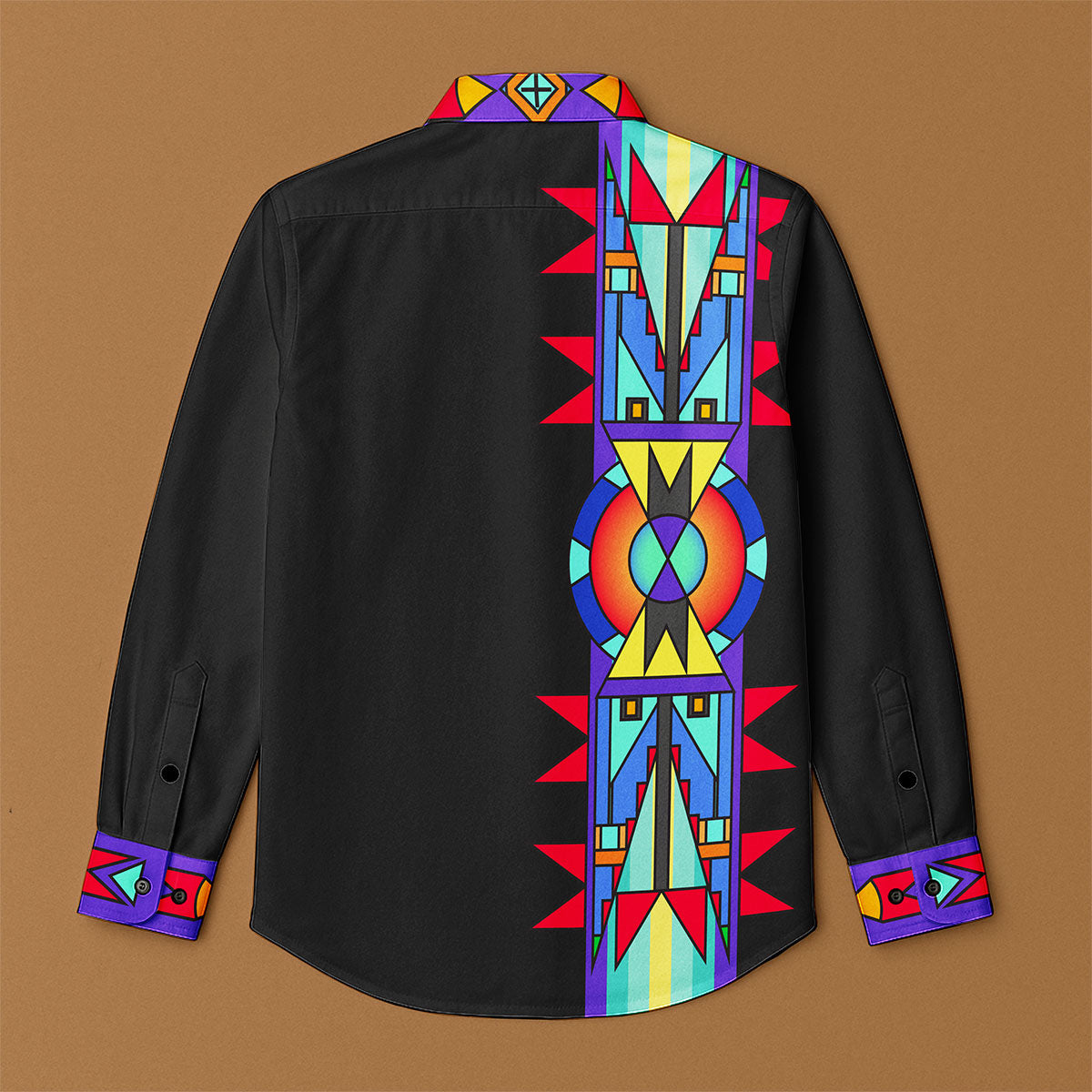 Sacred Path Men's Casual Dress Shirt