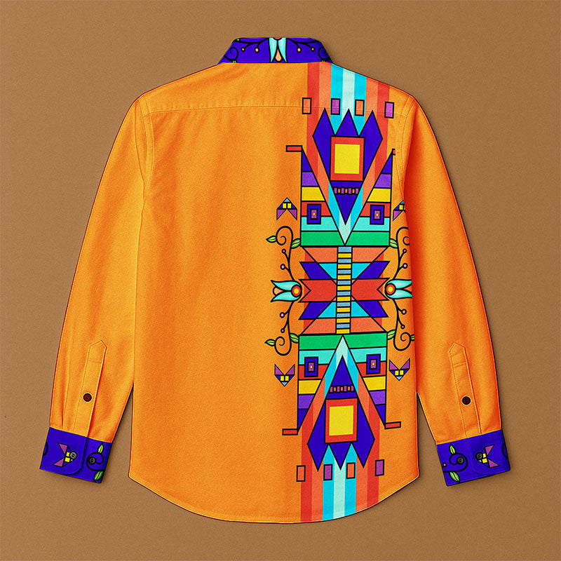 Hearth of the Earth Men's Casual Dress Shirt