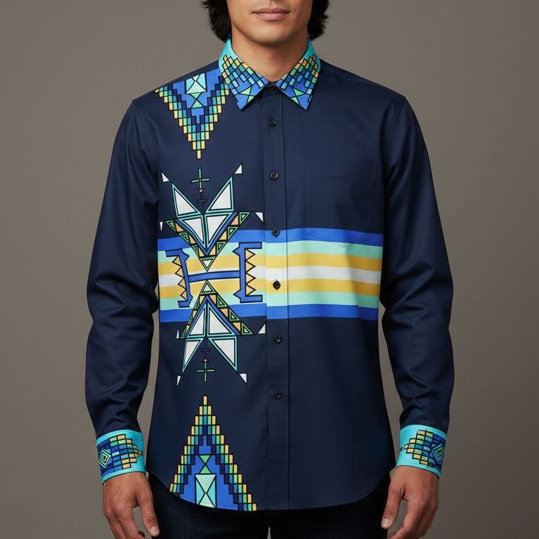 Eagle Strike Men's Casual Dress Shirt