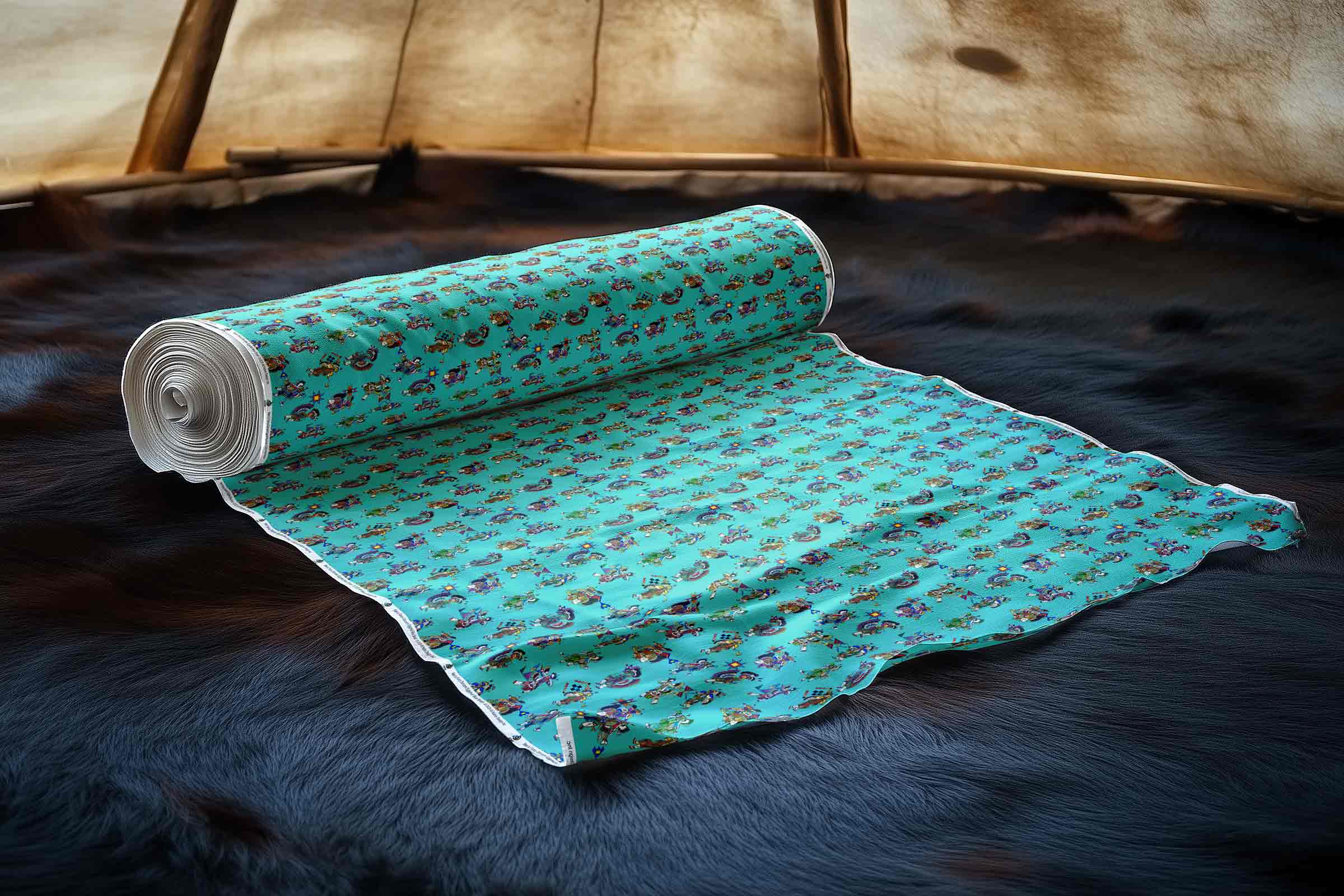 Men's Fancy Dancers Eggshell Blue Small 42 Inch Cotton Poplin Pre Order