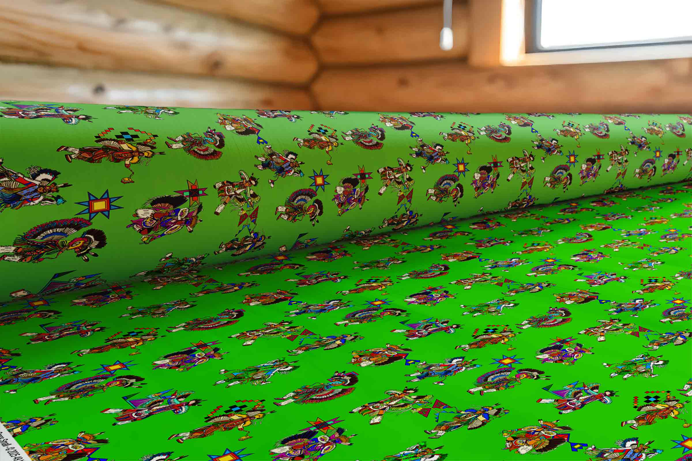 Men's Fancy Dancers Grass Small 42 Inch Cotton Poplin Pre Order