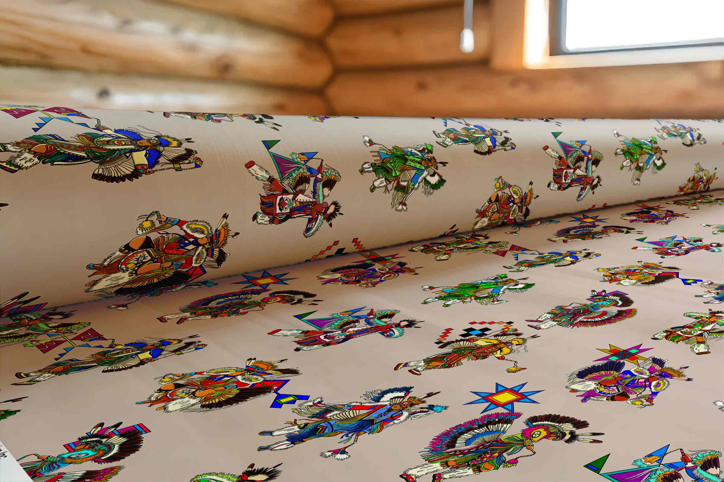 Men's Fancy Dancers Muslin Large 42 Inch Cotton Poplin Pre Order