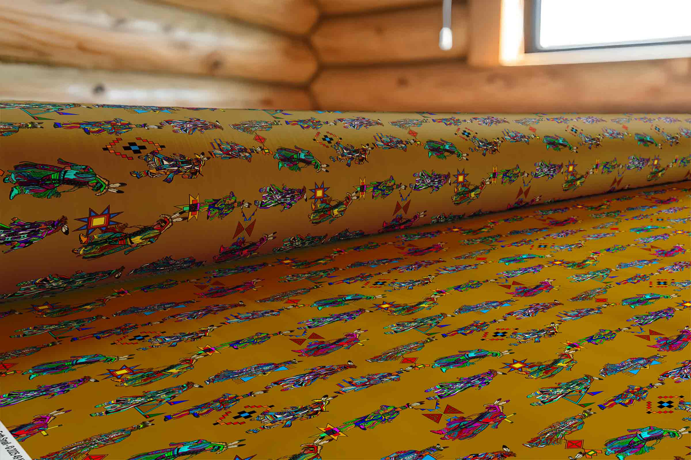 Men's Grass Dancers Earth Small 42 Inch Cotton Poplin Pre Order