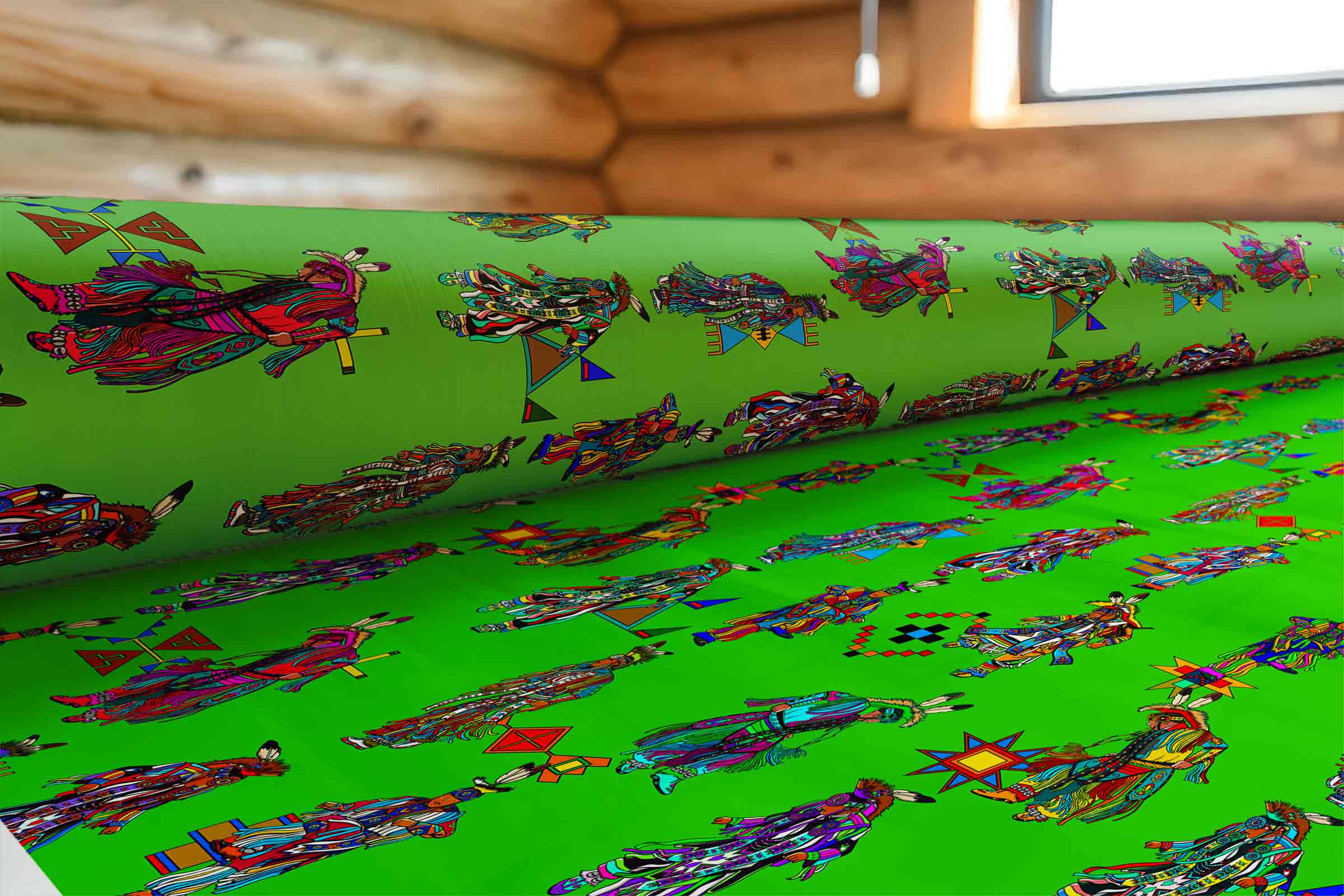 Men's Grass Dancers Grass Large 42 Inch Cotton Poplin Pre Order