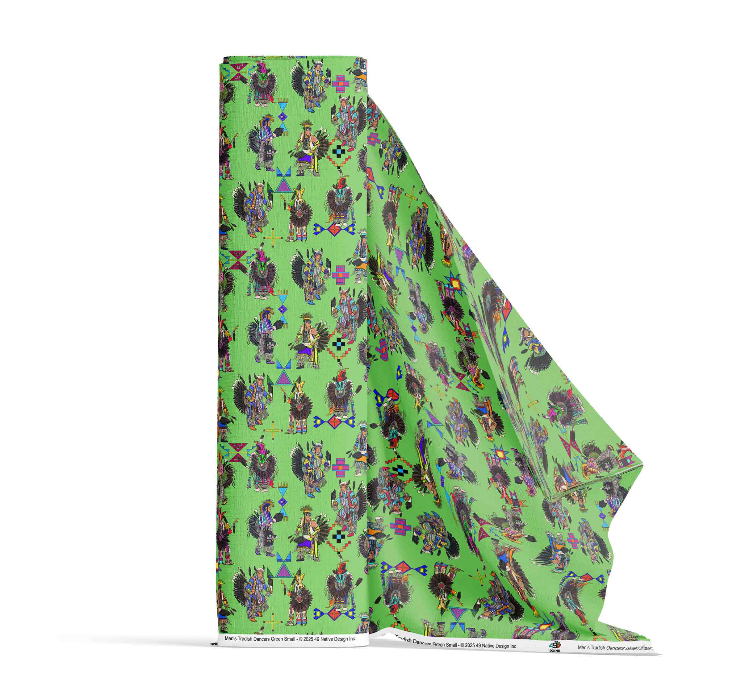 Men's Tradish Dancers Green Small 42 Inch Cotton Poplin Pre Order