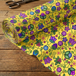 Bloom Uplift Yellow 42 Inch Cotton Poplin Pre Order