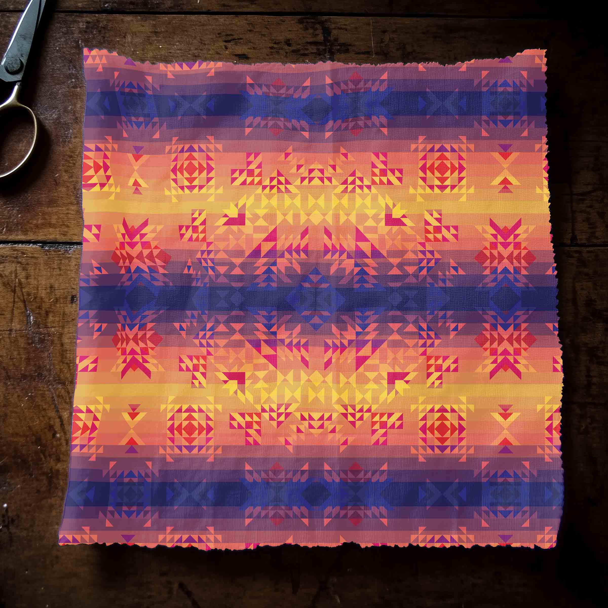 Mini Soleil Indigo 42 inch Cotton Poplin Pre Order