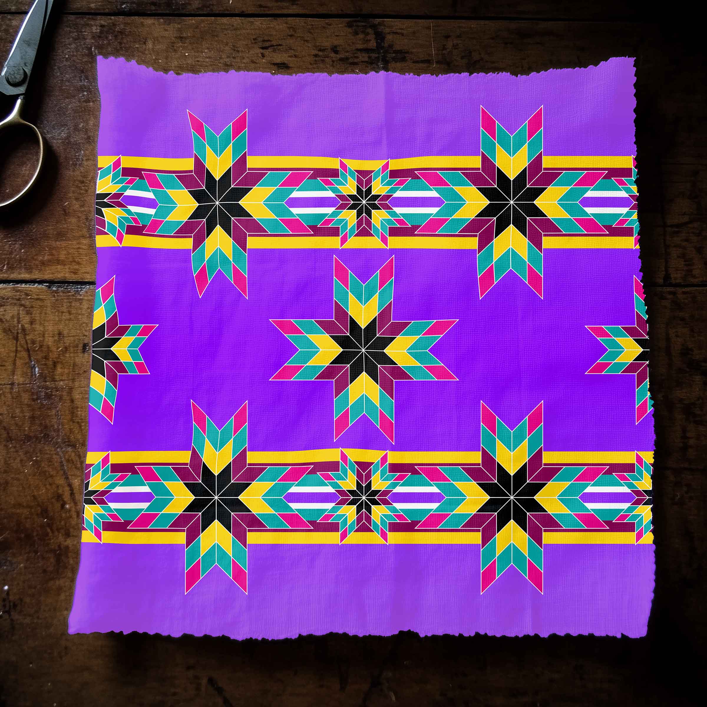 Morning Star Berry Burst 42 Inch Cotton Poplin Pre Order