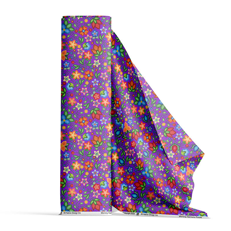 Morning Harmony Purple 42 Inch Cotton Poplin Pre Order