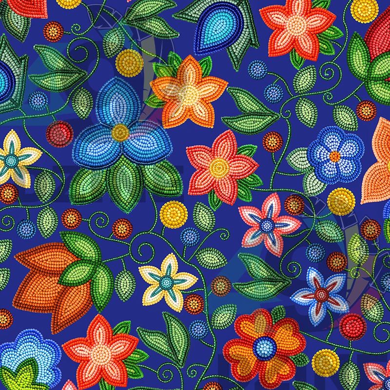 Morning Harmony Sapphire Satin Fabric By the Yard Pre Order