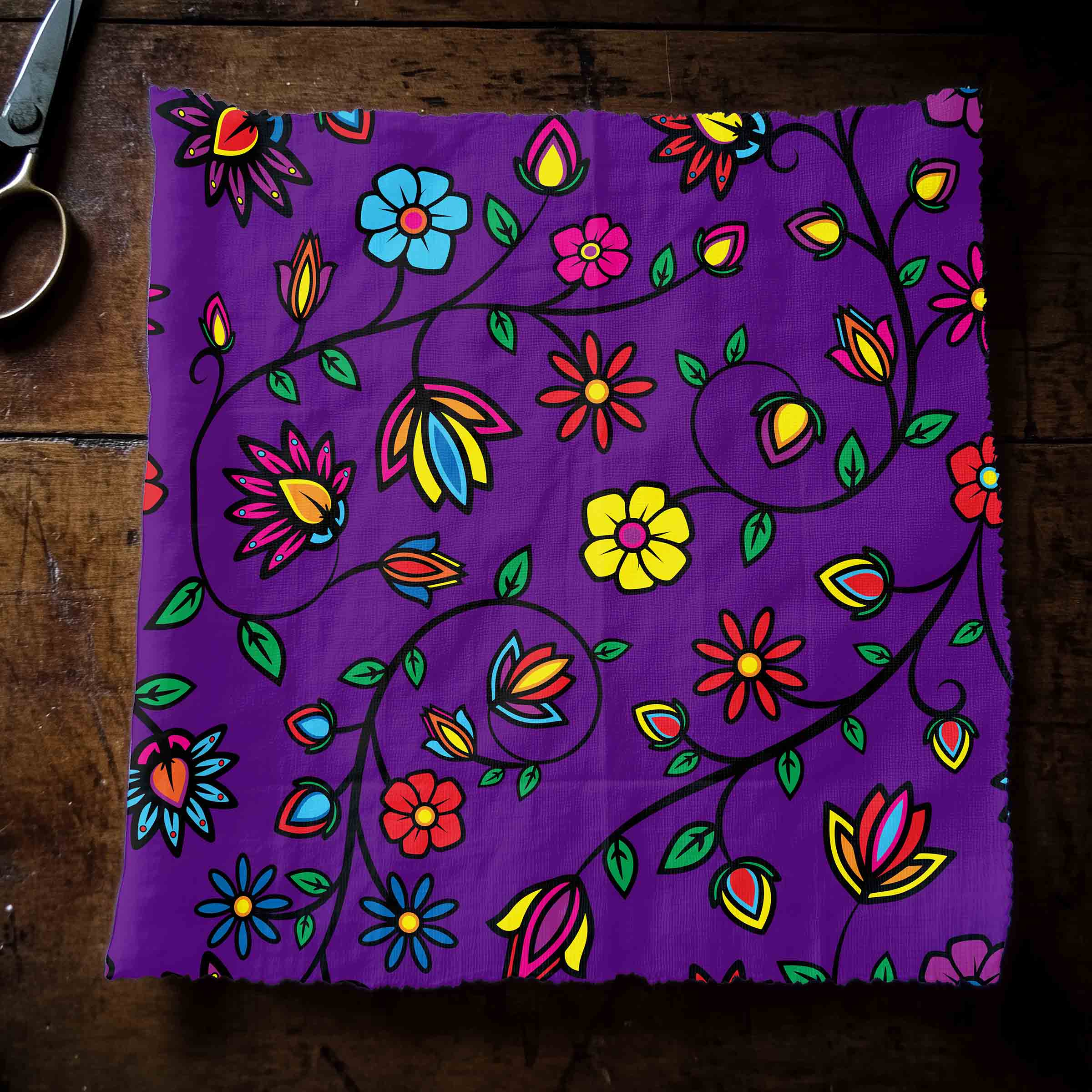 Nature's Nexus Purple 42 Inch Cotton Poplin Pre Order