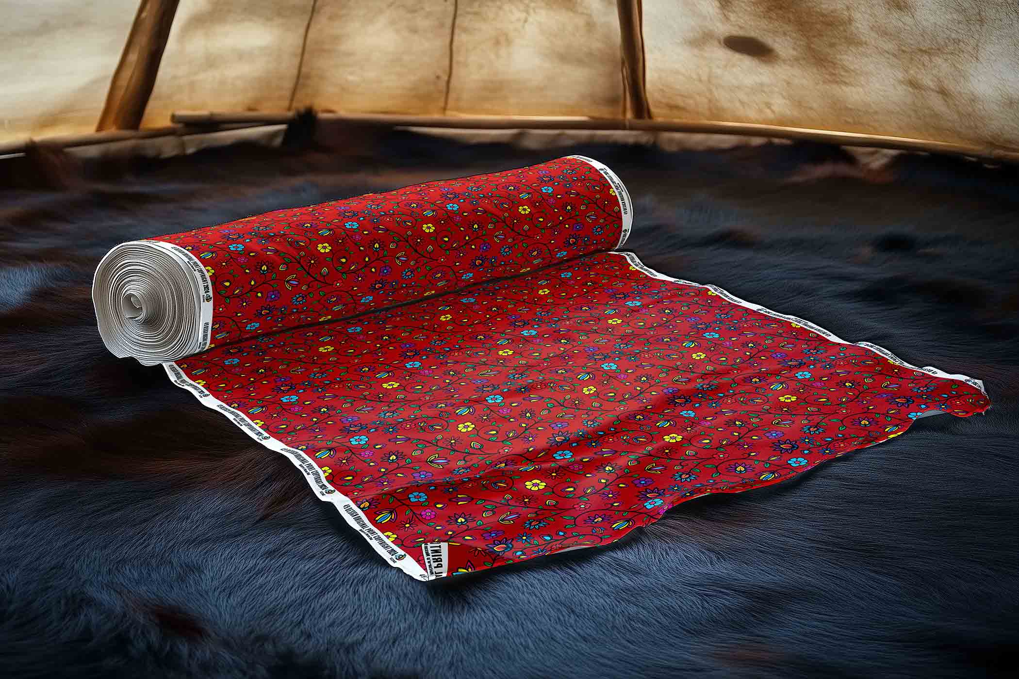 Nature's Nexus Red 42 Inch Cotton Poplin Pre Order