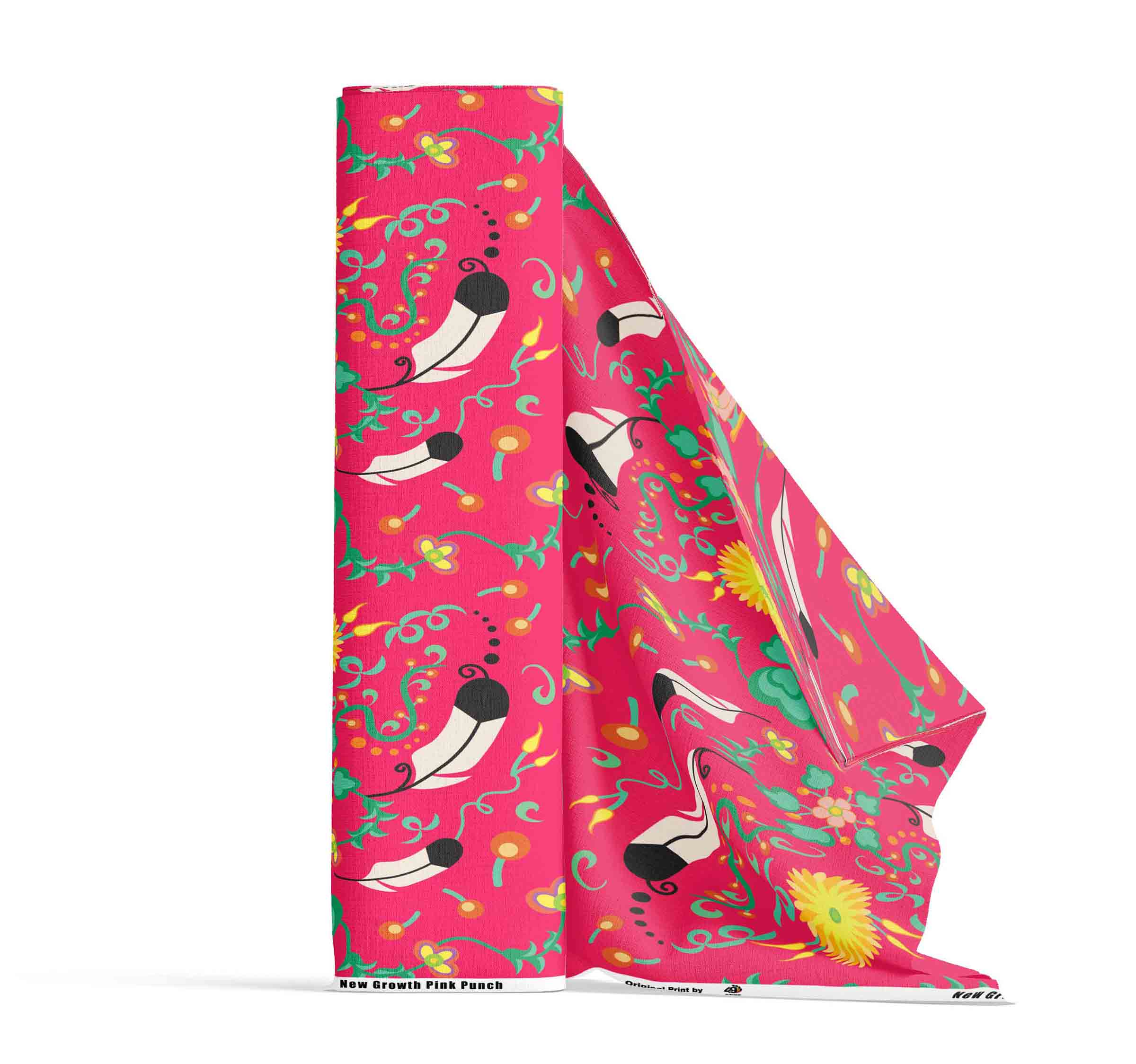New Growth Pink Punch 42 inch Cotton Poplin Pre Order