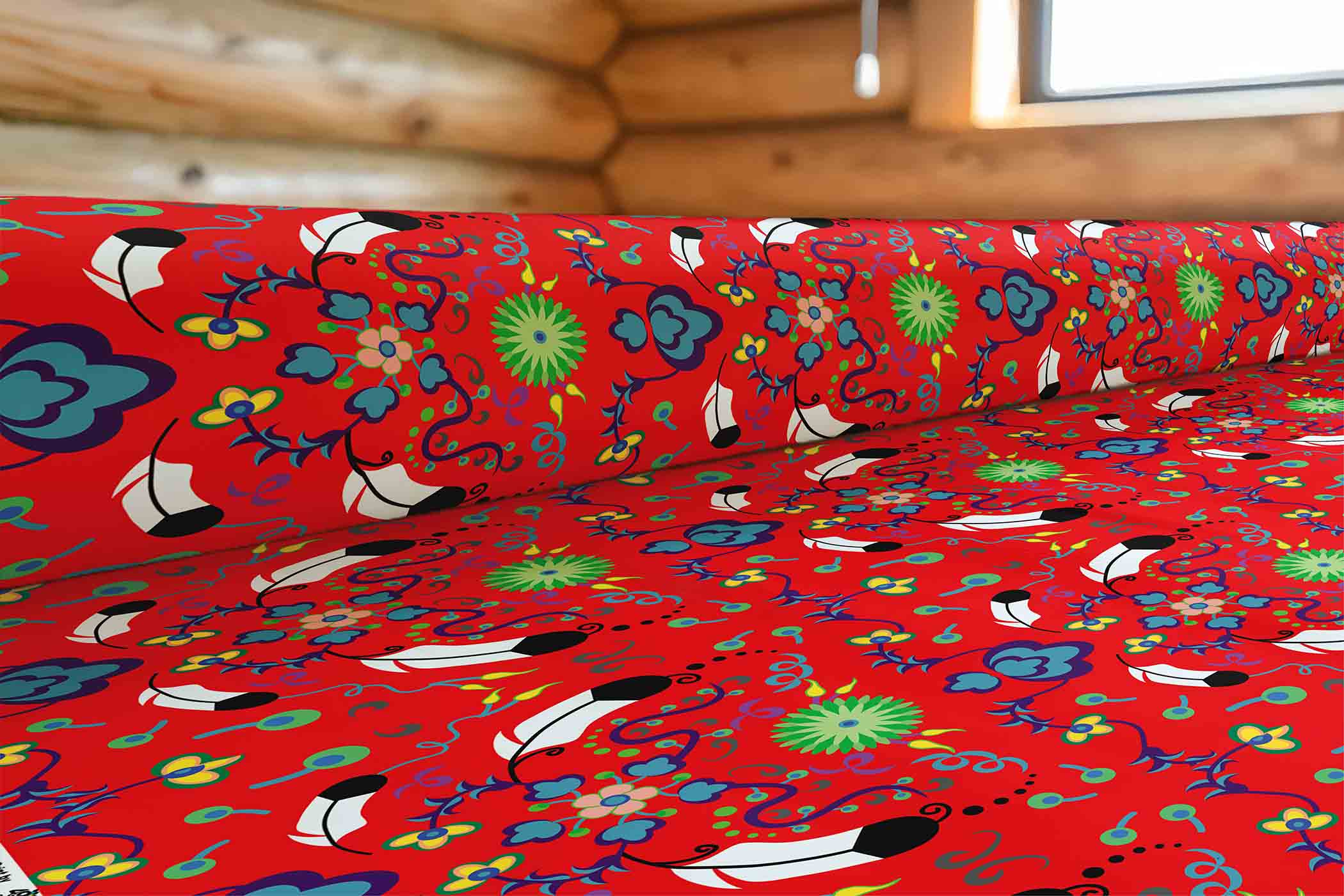 New Growth Vermillion 42 Inch Cotton Poplin Pre Order