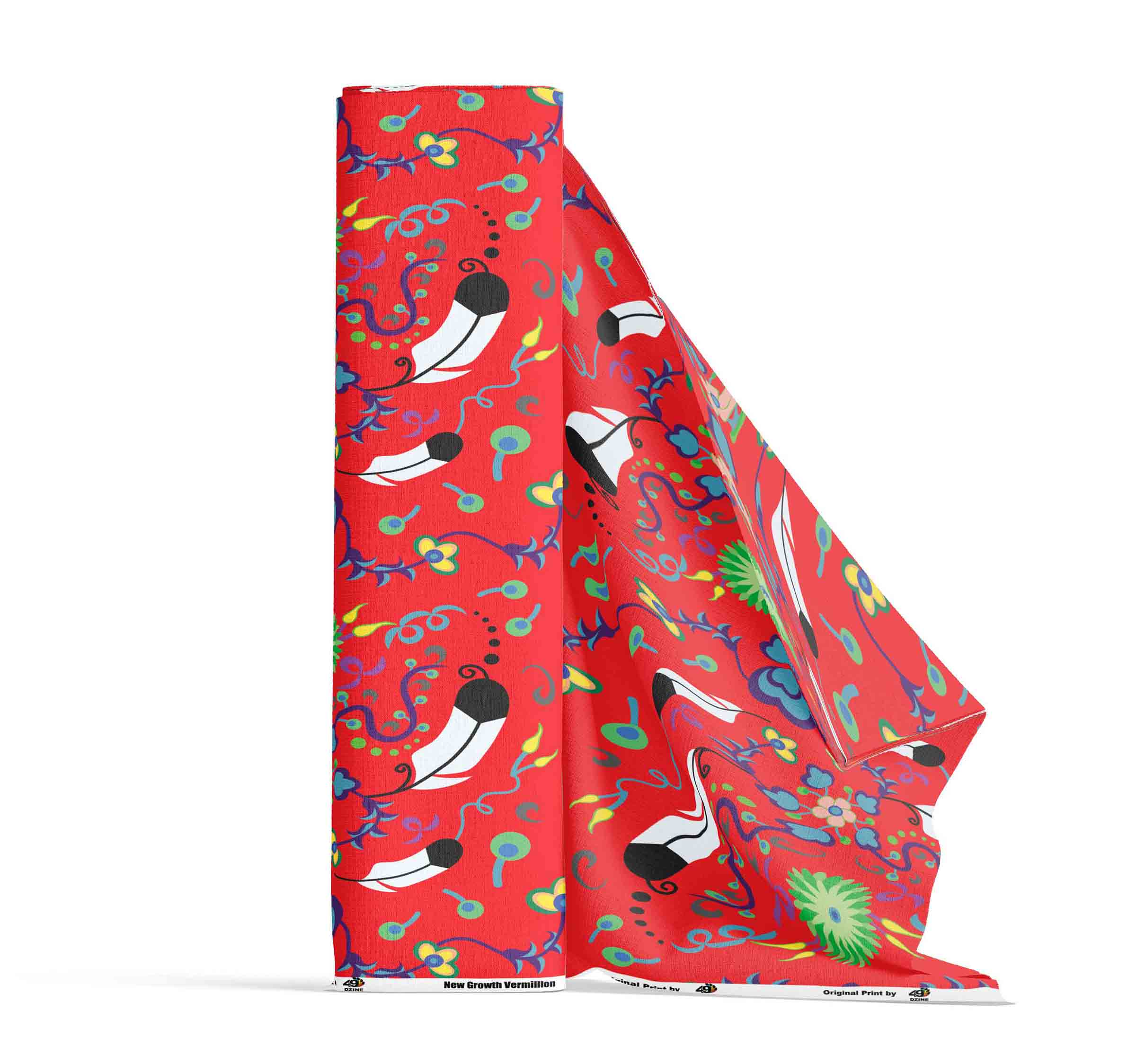 New Growth Vermillion 42 Inch Cotton Poplin Pre Order
