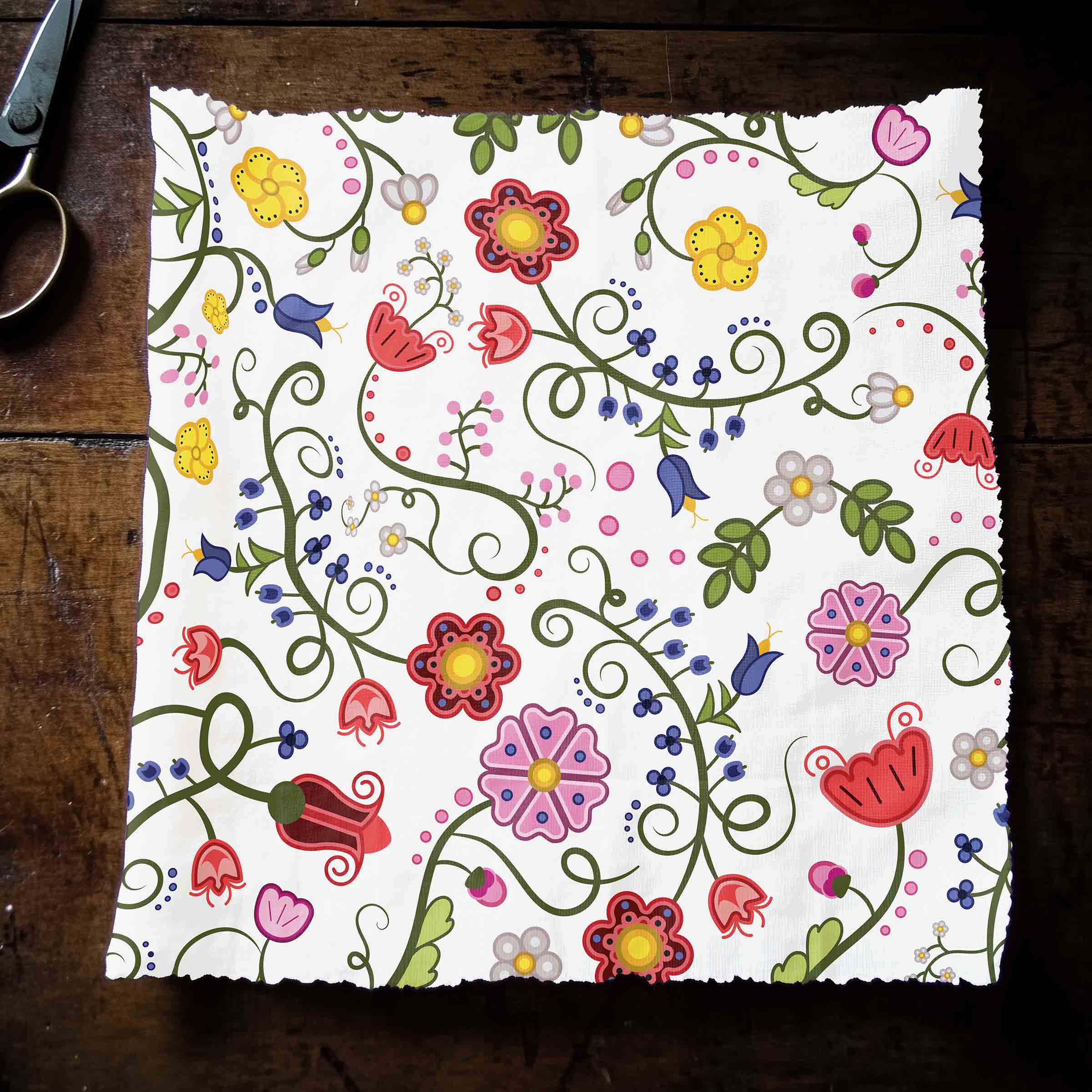 Nipin Blossom White 42 Inch Cotton Poplin Pre Order