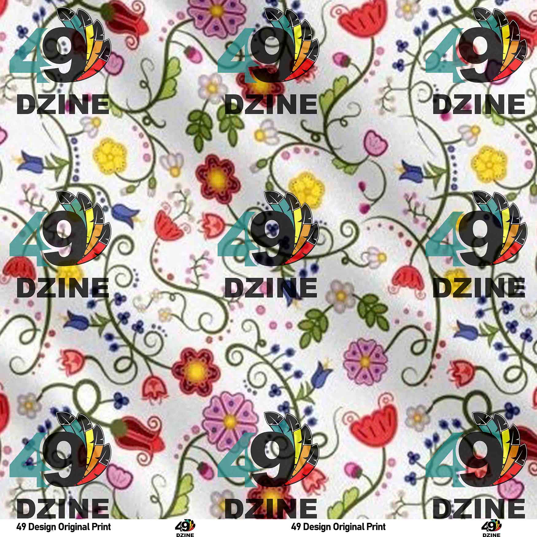 Nipin Blossom White 42 Inch Cotton Poplin Pre Order