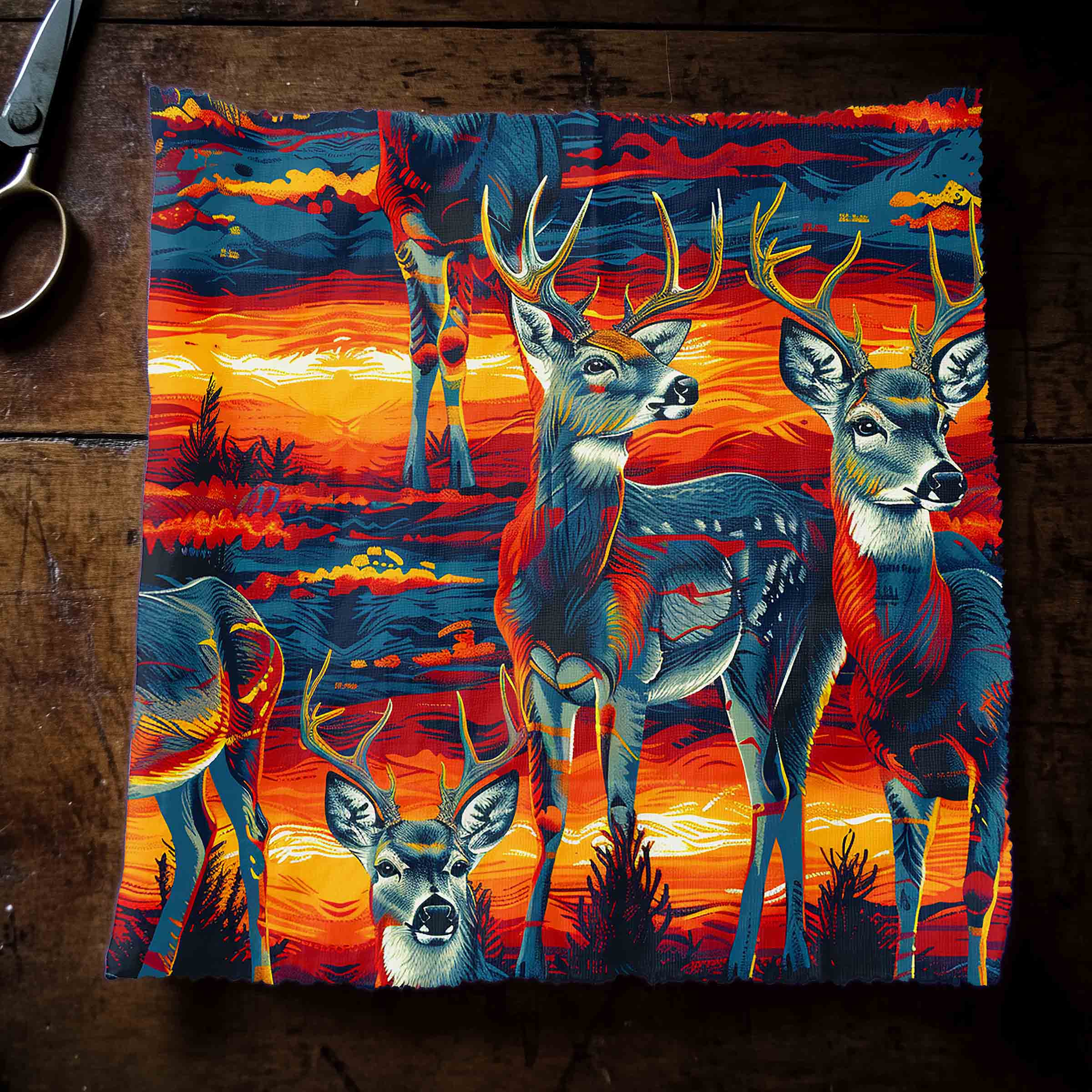 Nosey Bucks 42 Inch Cotton Poplin Pre Order