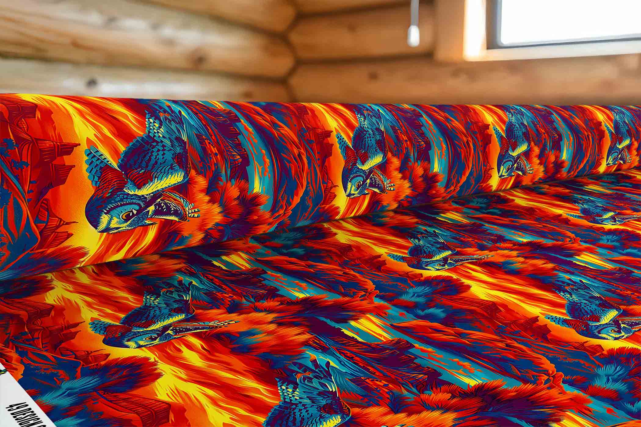 Owl on the Prowl 42 Inch Cotton Poplin Pre Order