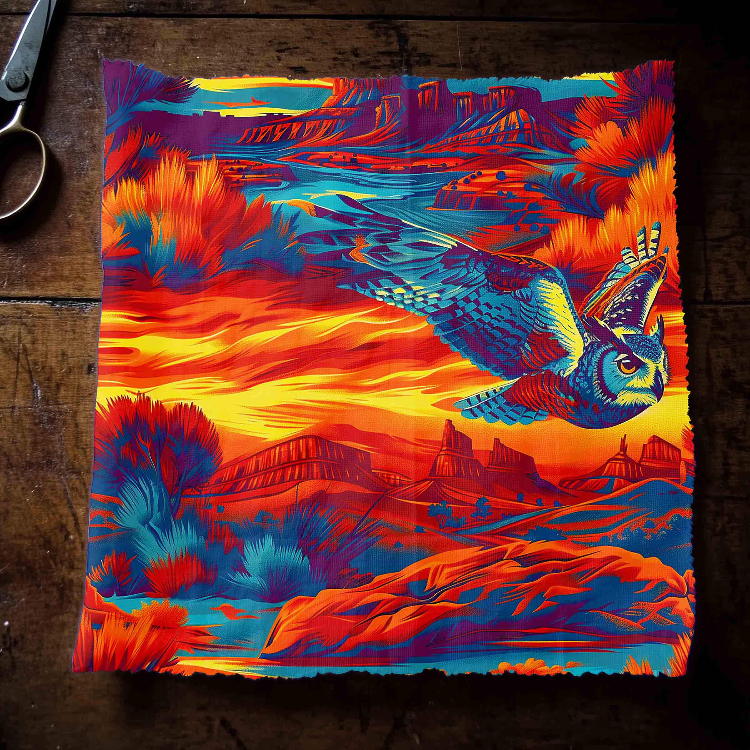 Owl on the Prowl 42 Inch Cotton Poplin Pre Order