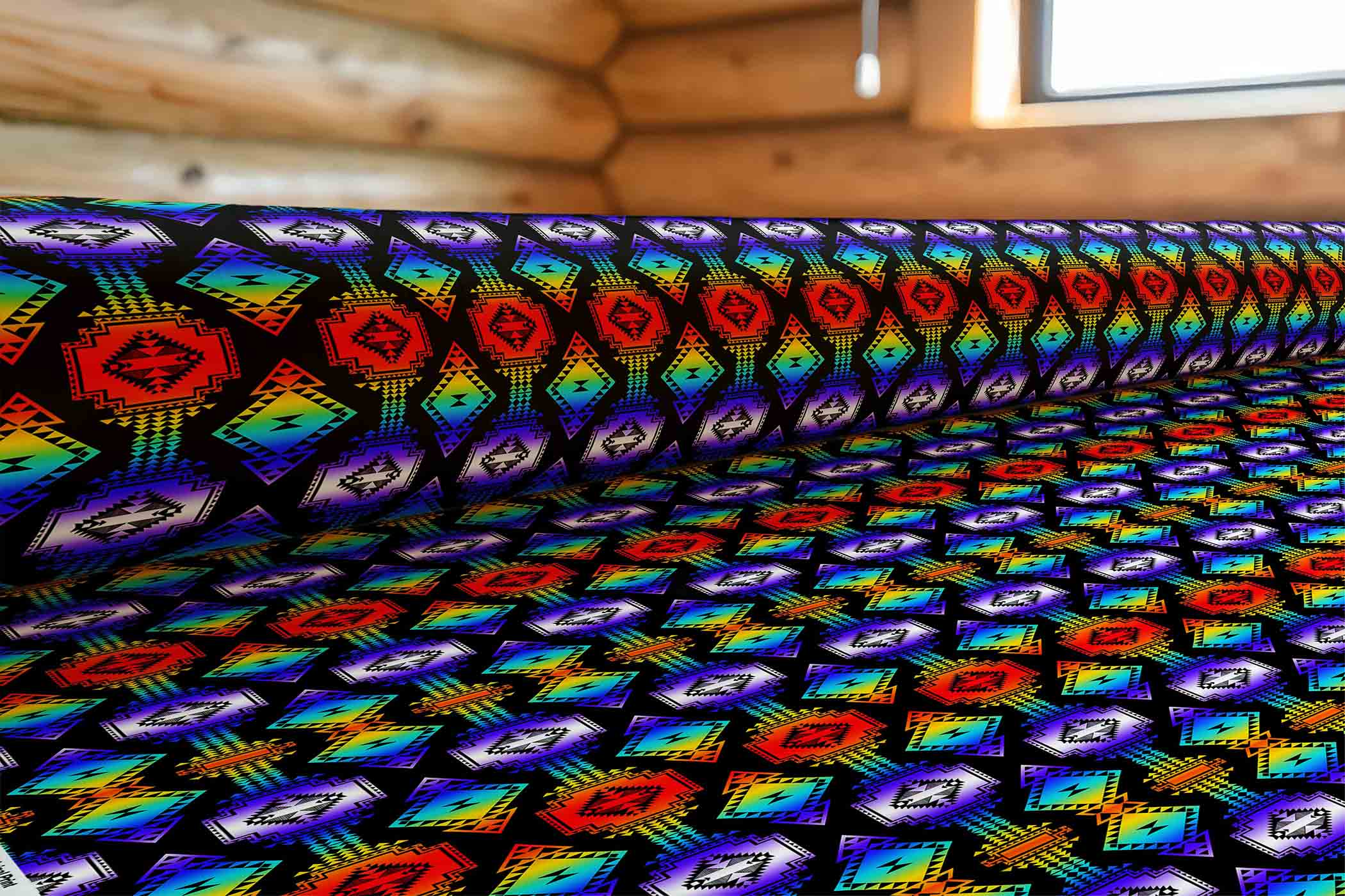 Rainbow Gathering 42 Inch Cotton Poplin Pre Order