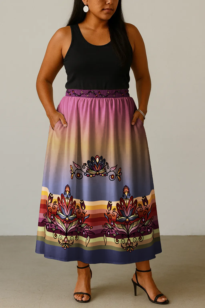 Red Willow Whispers Skirt
