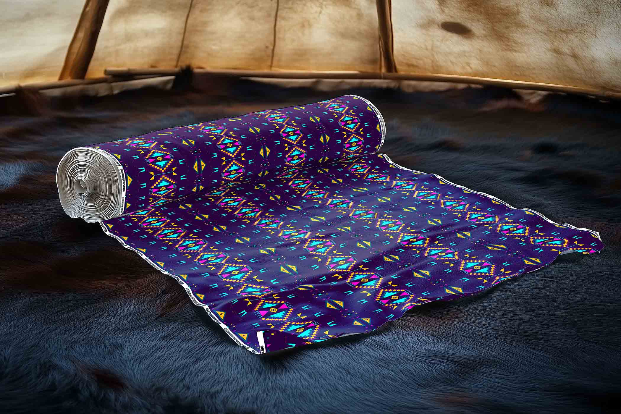 Rite of Passage Dark Purple 42 Inch Cotton Poplin Pre Order