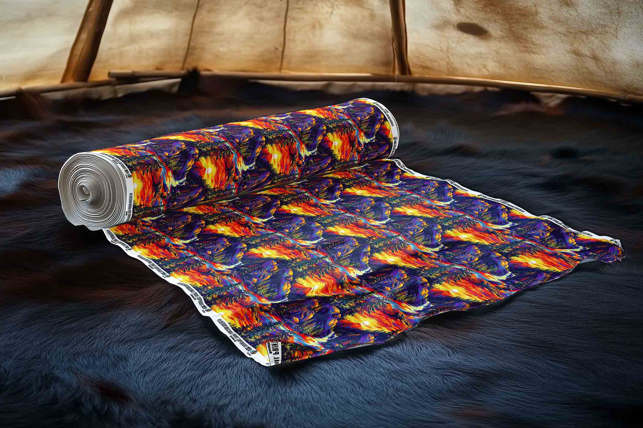 Roaming Elk 42 Inch Cotton Poplin Pre Order