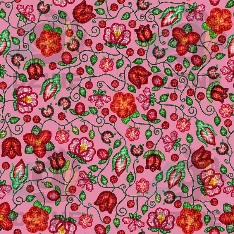 Rose Reverie Pink Satin Fabric By the Yard Pre Order