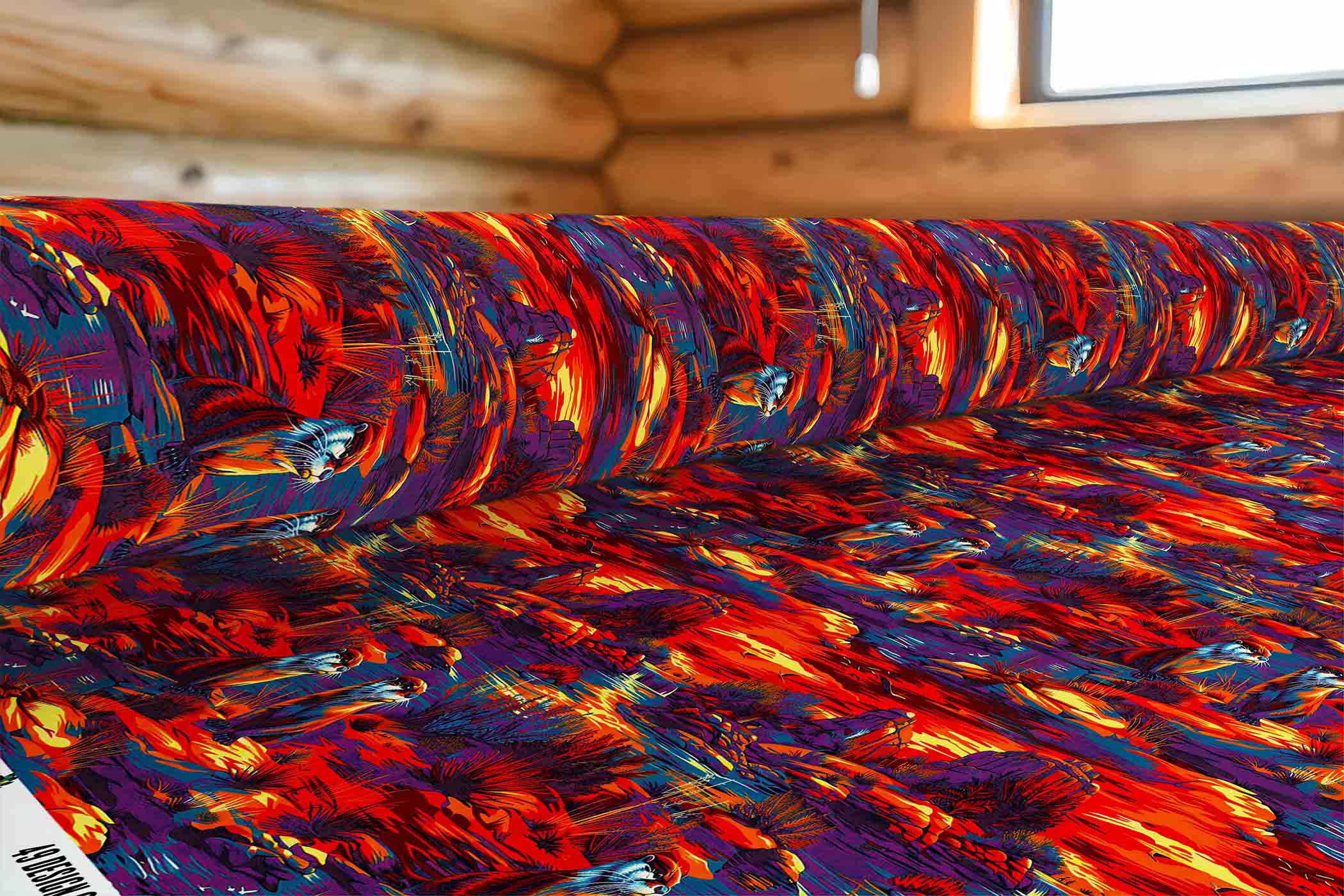 Silly Otters 42 Inch Cotton Poplin Pre Order