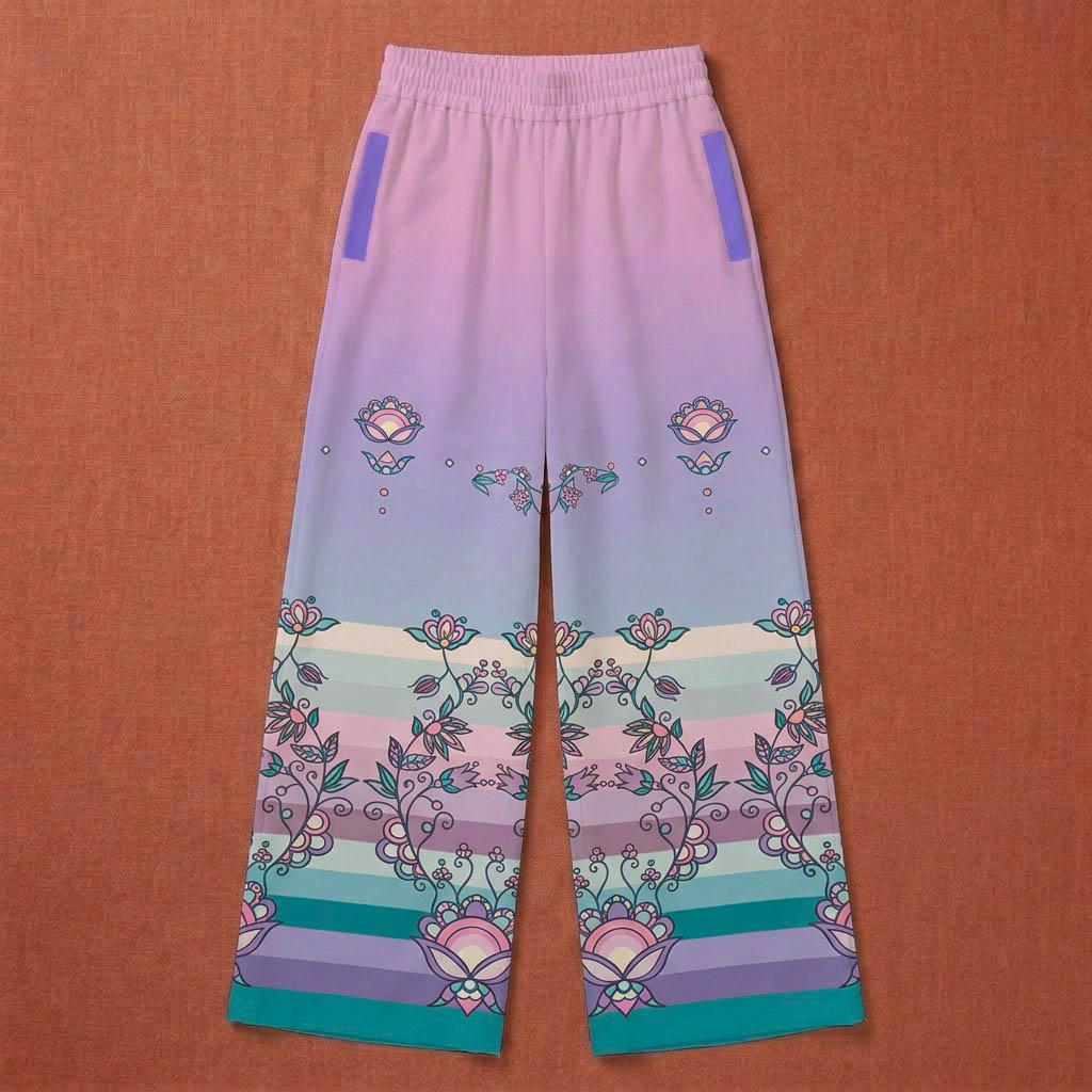 Silver Frostflower Women's Pants