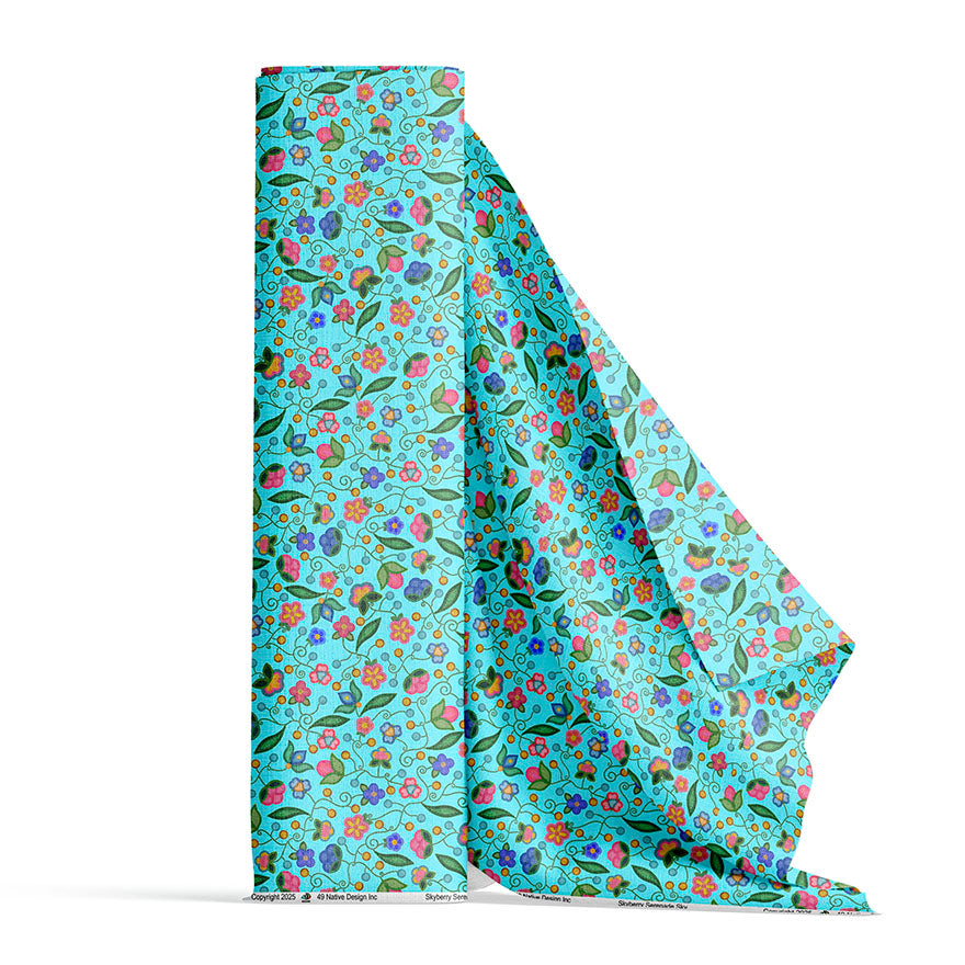 Skyberry Serenade Sky 42 Inch Cotton Poplin Pre Order