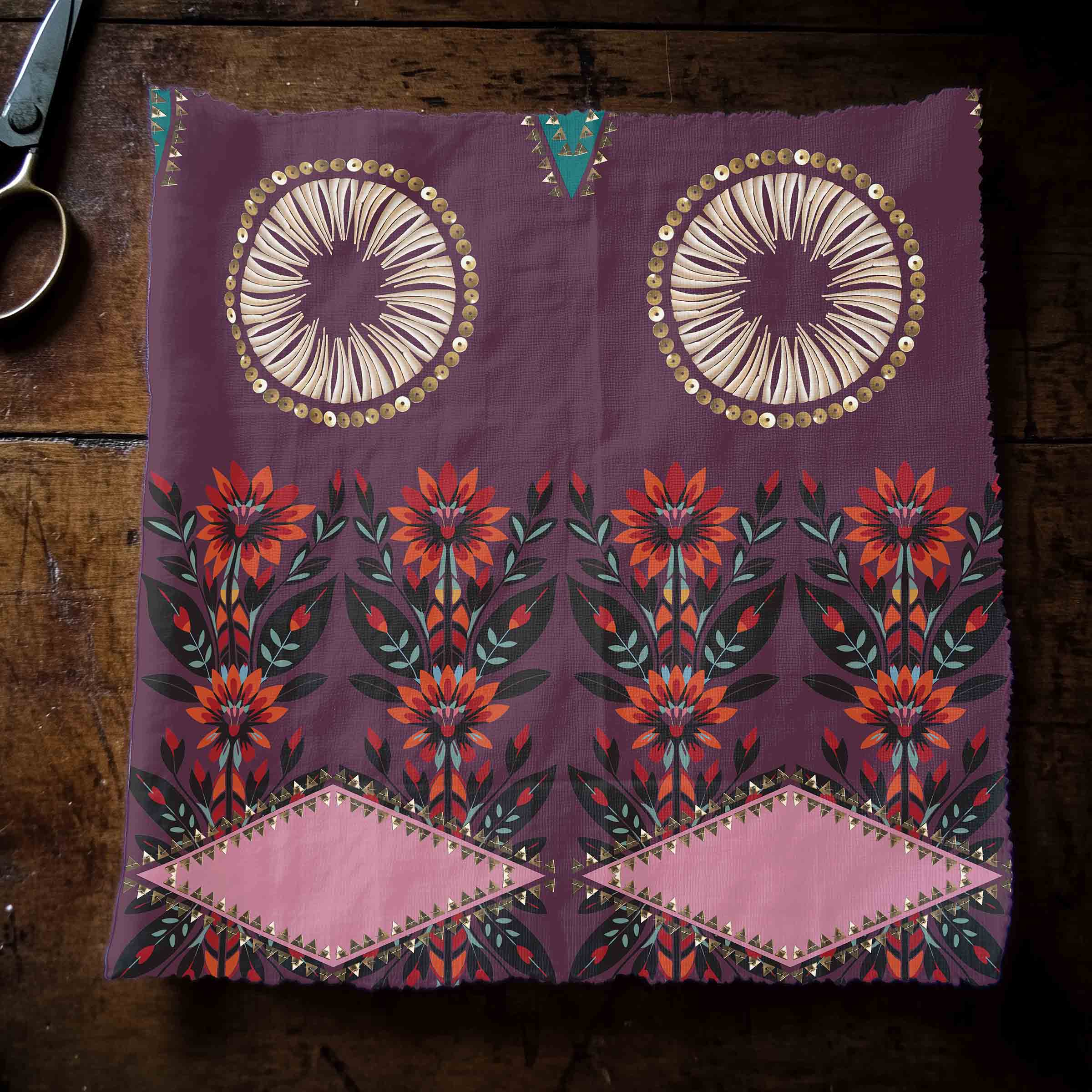 Spring Deco Berry 42 Inch Cotton Poplin Pre Order