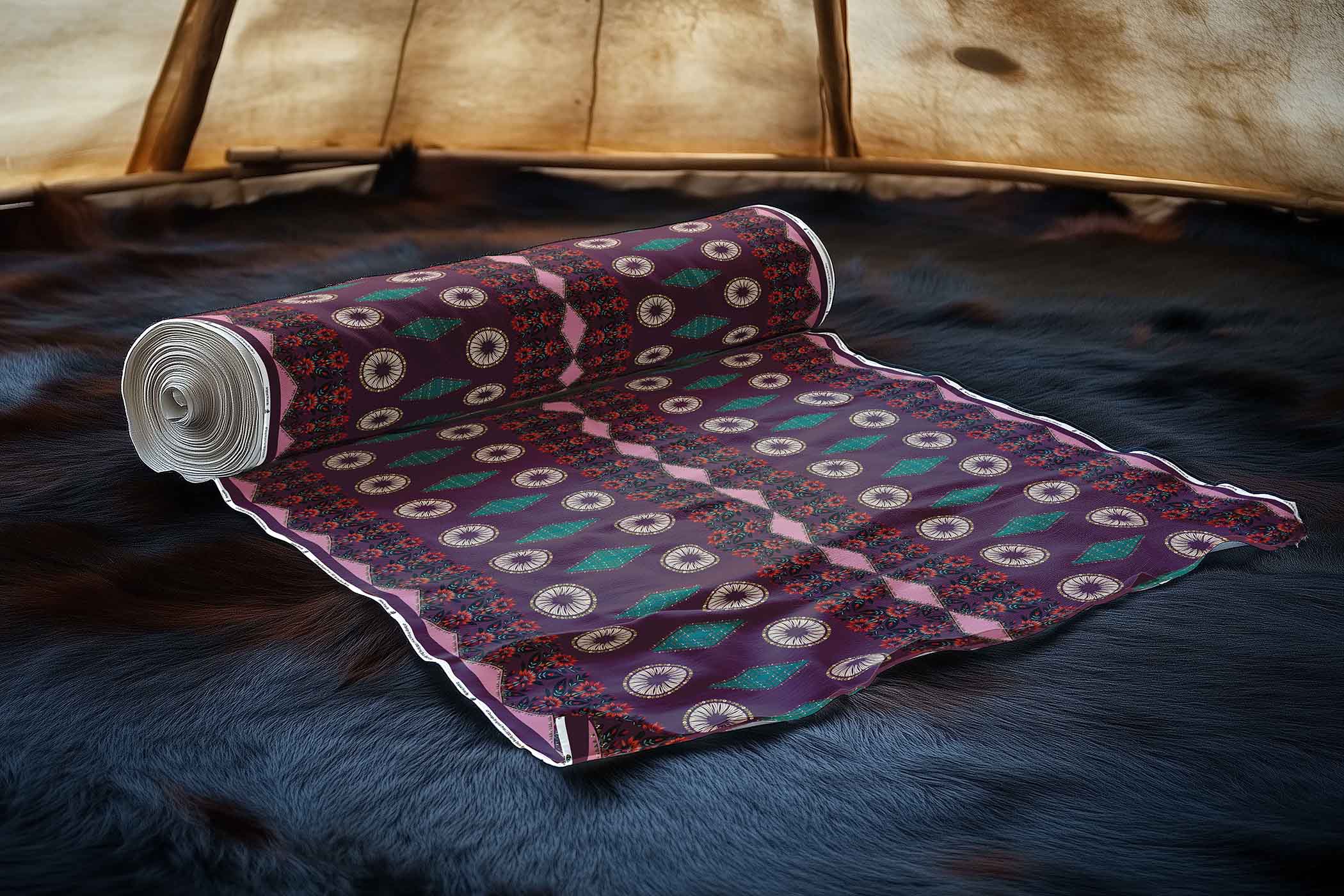 Spring Deco Berry 42 Inch Cotton Poplin Pre Order