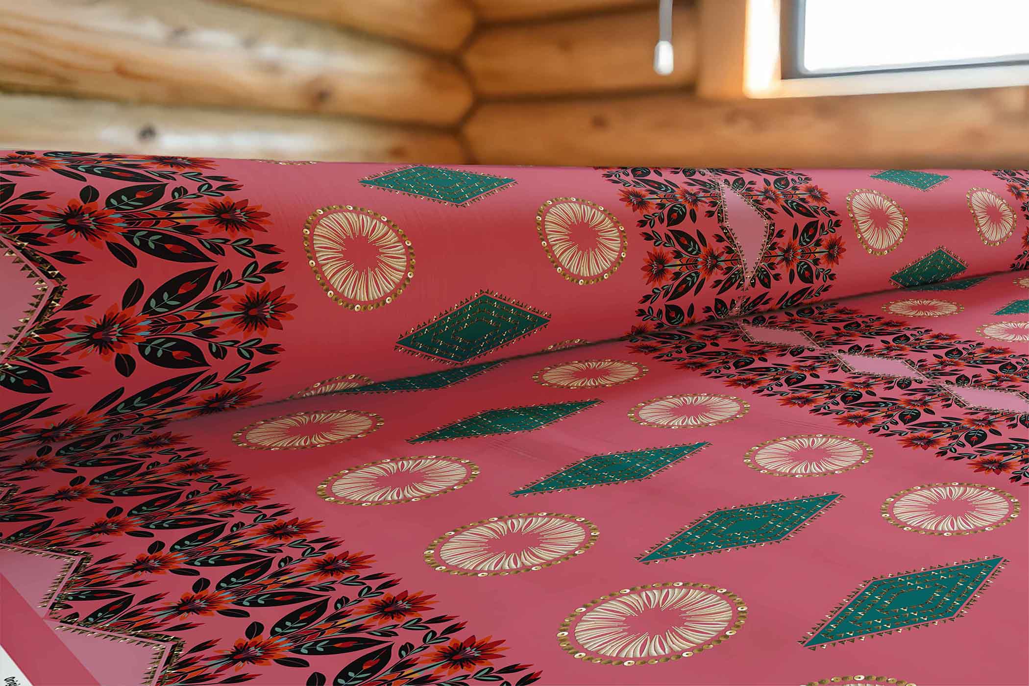 Spring Deco Pink 42 Inch Cotton Poplin Pre Order