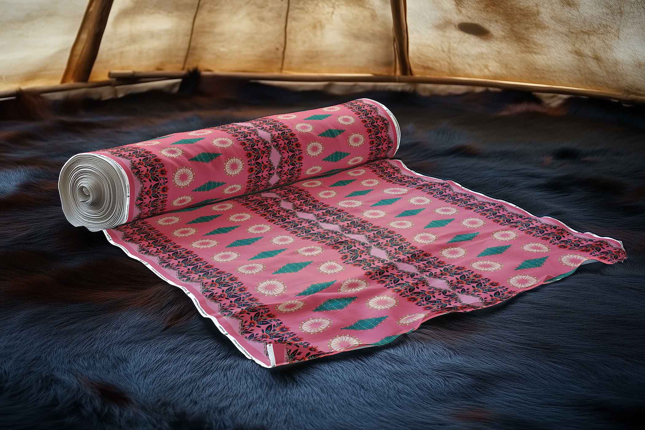 Spring Deco Pink 42 Inch Cotton Poplin Pre Order