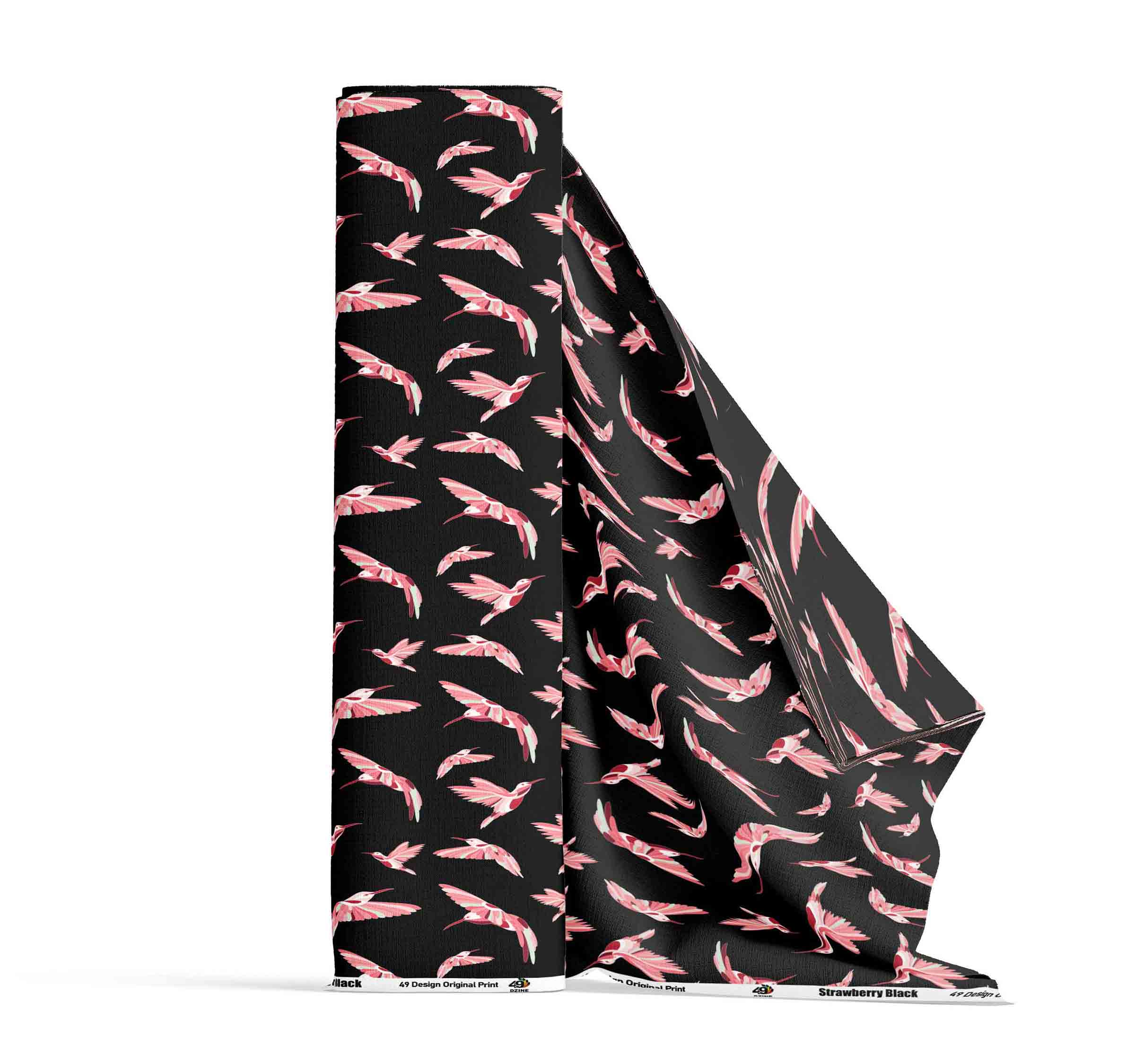 Strawberry Black 42 inch Cotton Poplin Pre Order