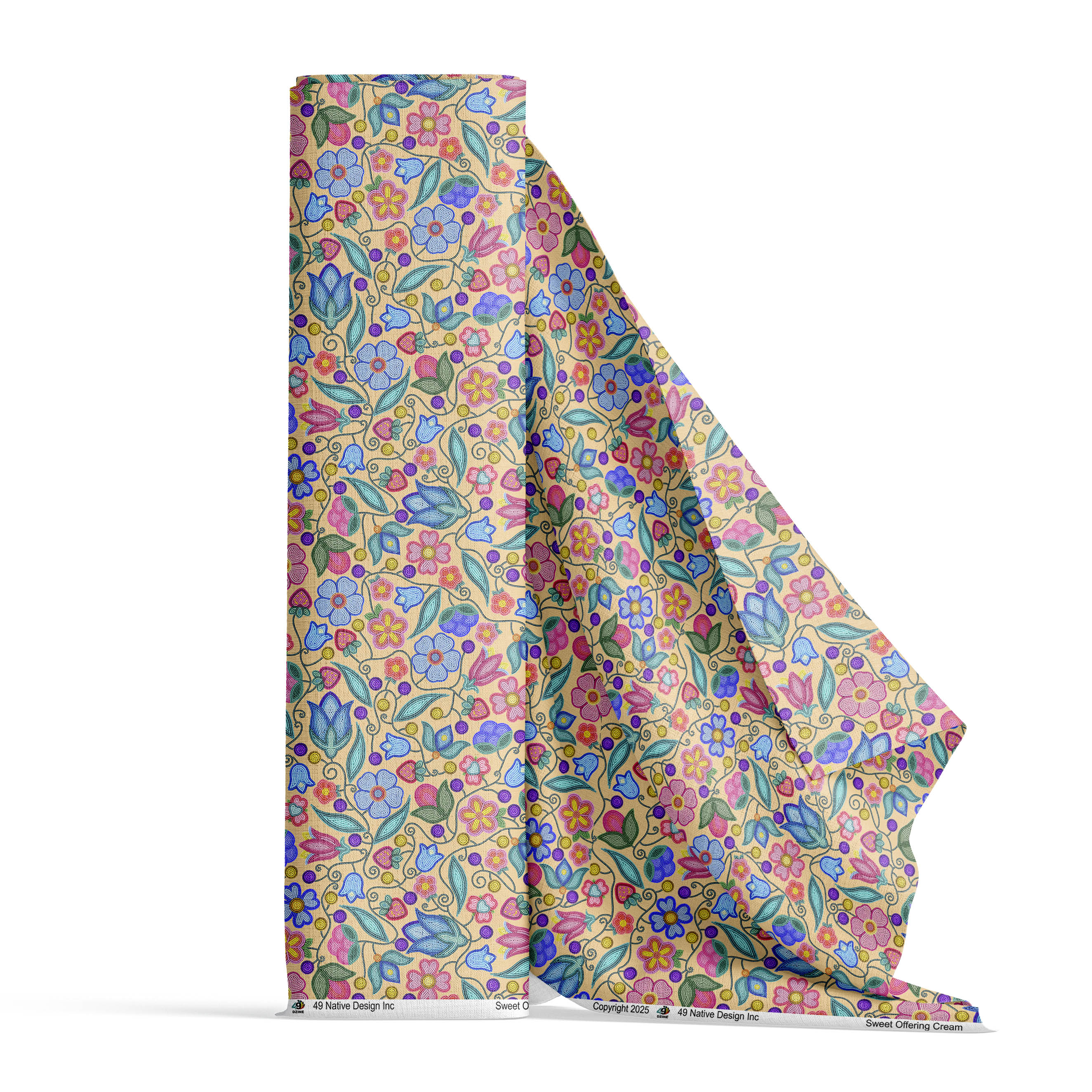 Sweet Offering Cream 42 Inch Cotton Poplin Pre Order