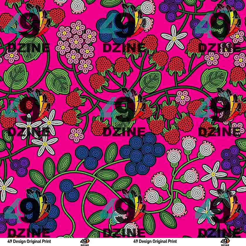 Takwakin Harvest Blush Satin Fabric By the Yard Pre Order