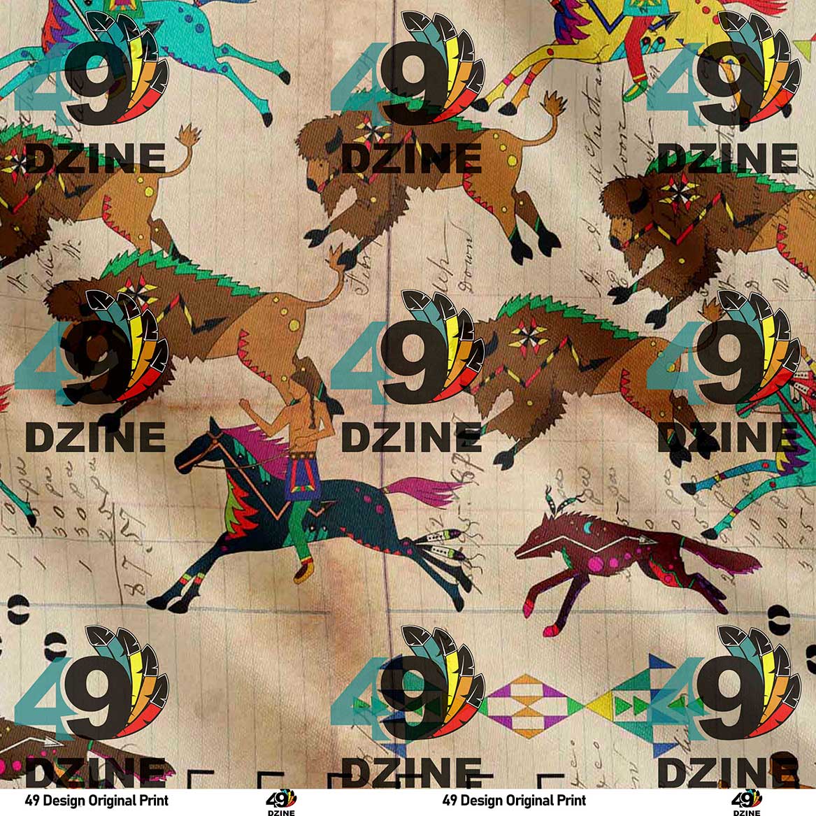 The Hunt Satin Fabric By the Yard Pre Order