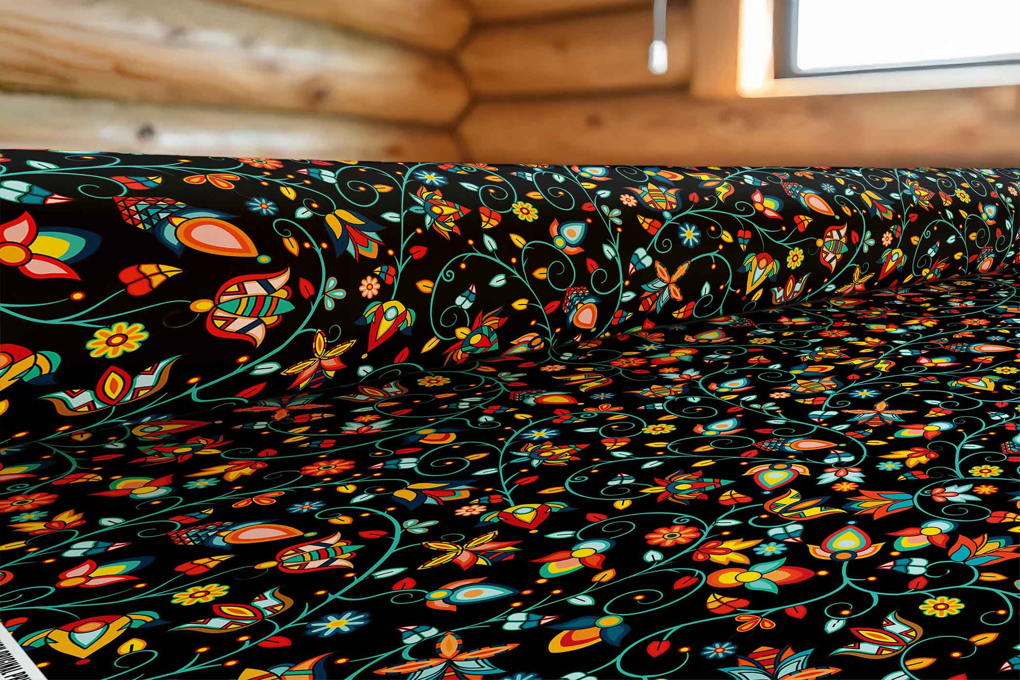 Thorny Path Black 42 Inch Cotton Poplin Pre Order