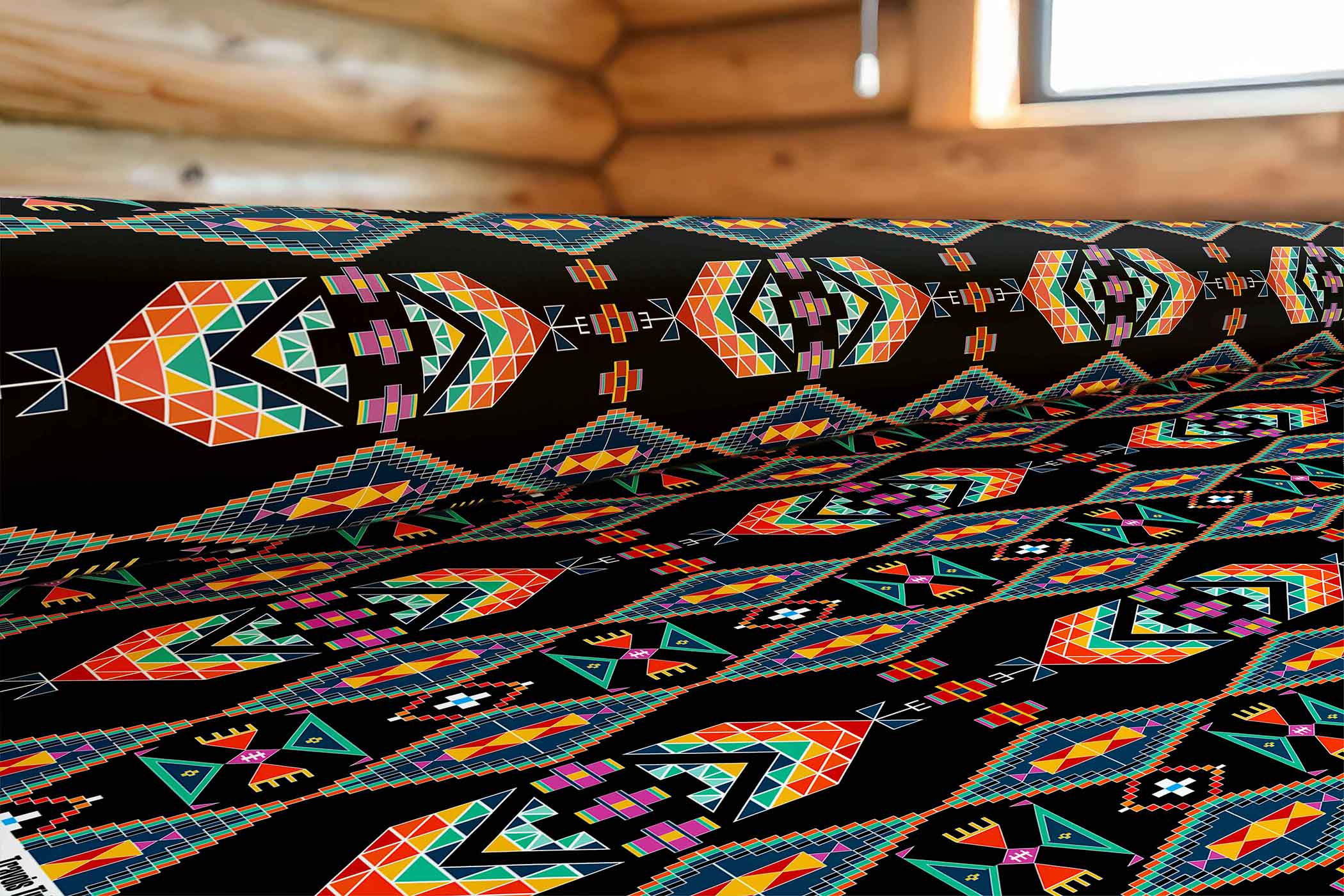 Travois Tipi Black 42 Inch Cotton Poplin Pre Order