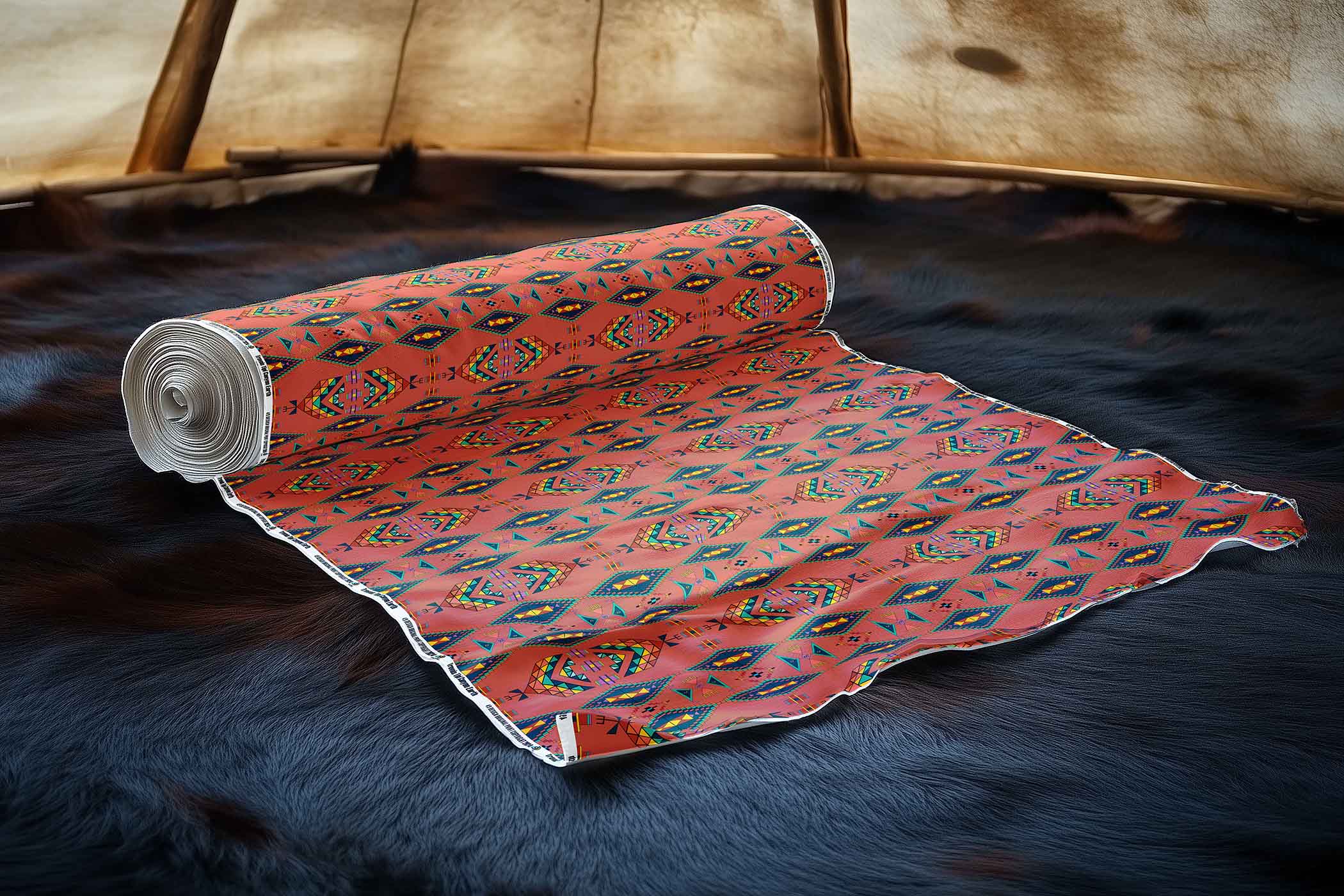 Travois Tipi Canyon Earth 42 Inch Cotton Poplin Pre Order