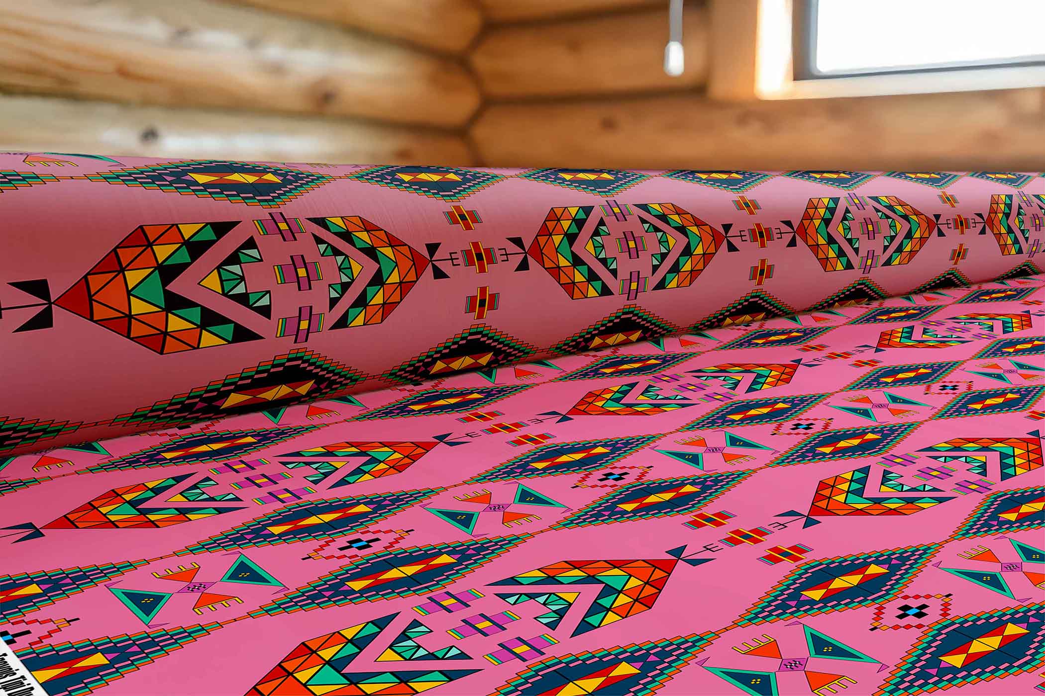 Travois Tipi Dusky Sunset 42 Inch Cotton Poplin Pre Order