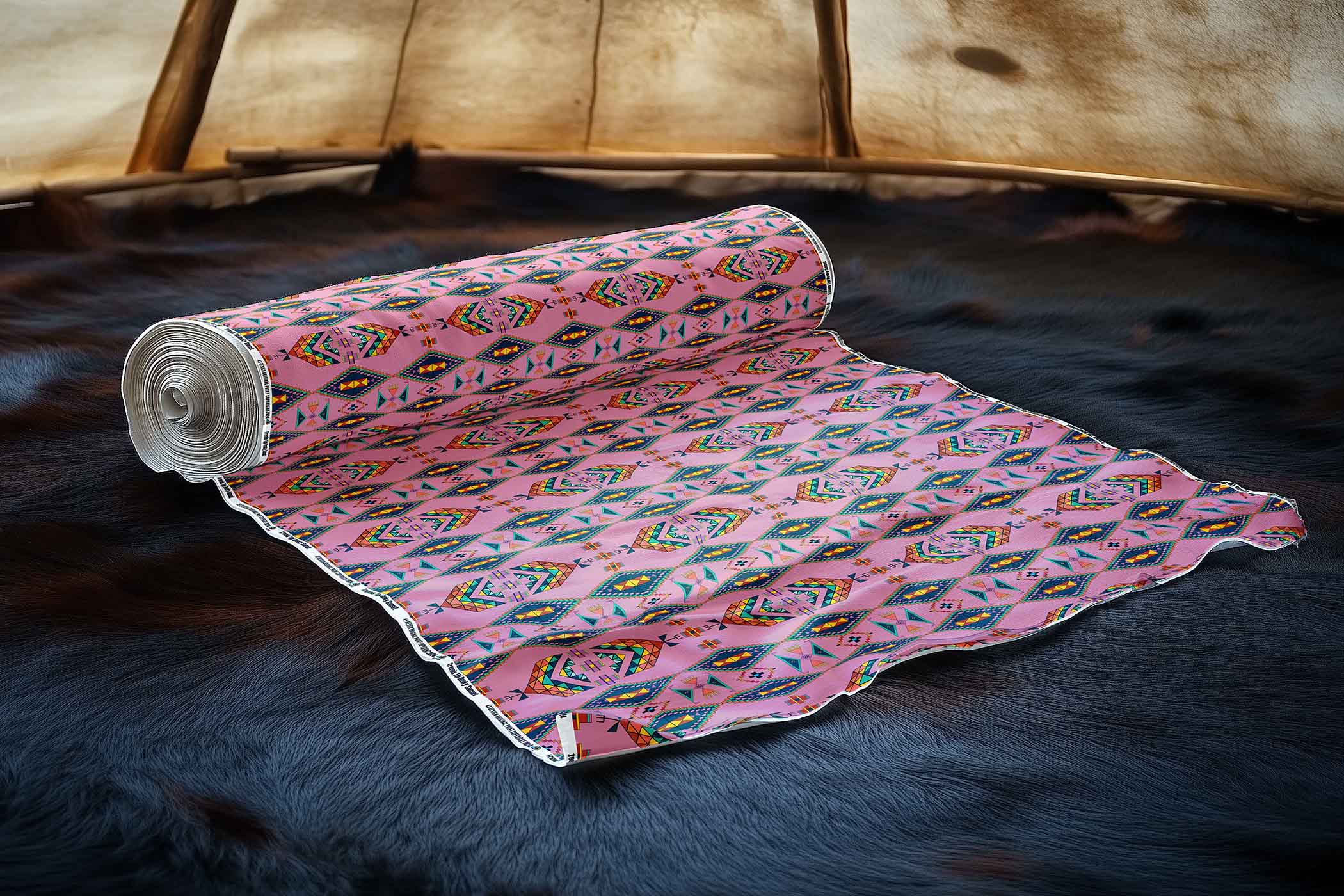 Travois Tipi Dusky Sunset 42 Inch Cotton Poplin Pre Order