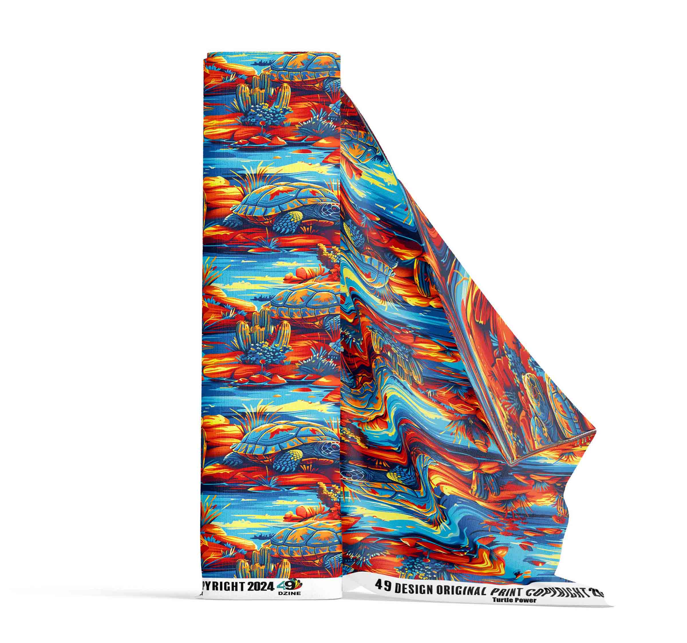 Turtle Power 42 Inch Cotton Poplin Pre Order