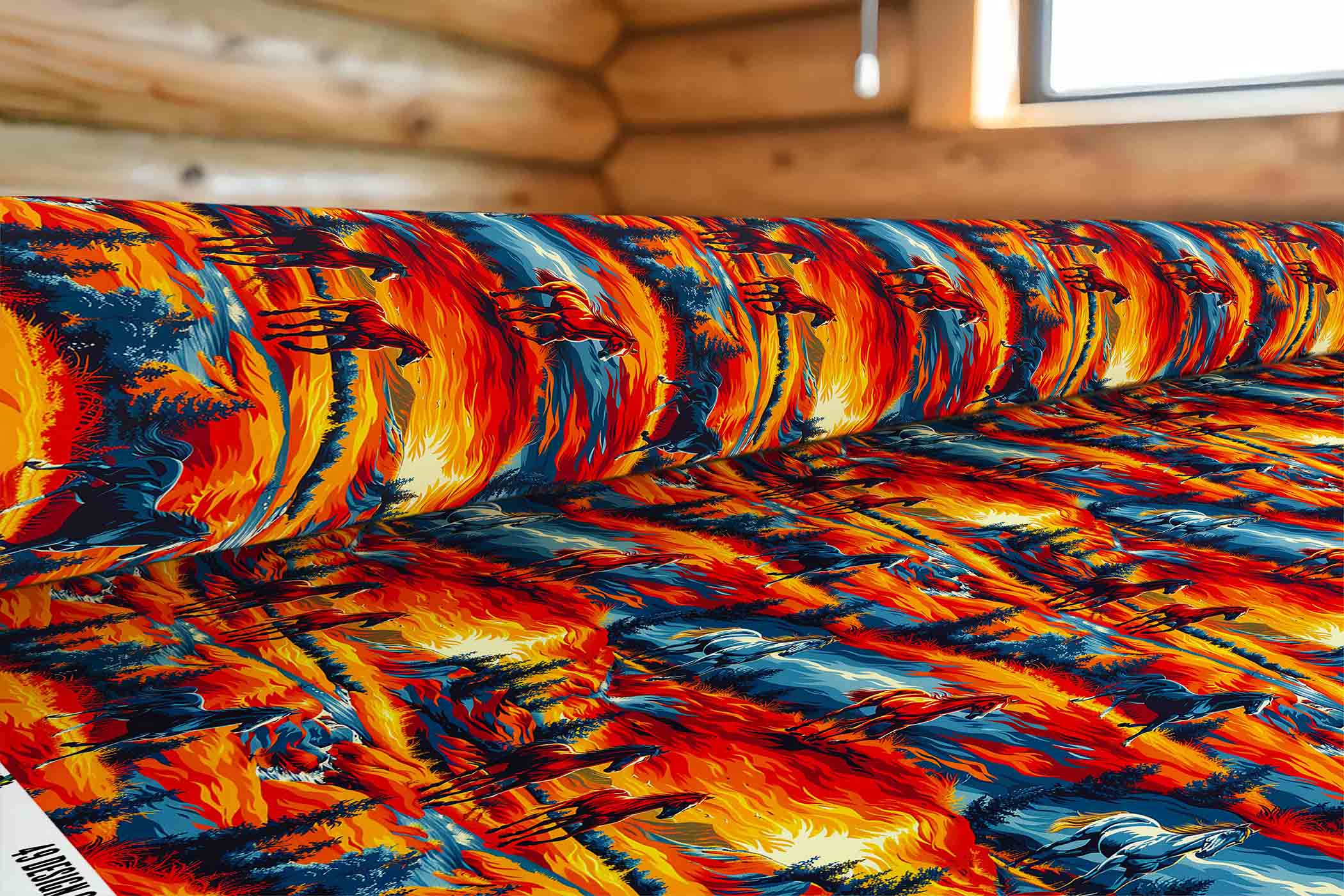 Wild Horses 42 Inch Cotton Poplin Pre Order